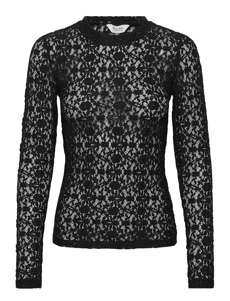 Part Two - VenetiaPW TS - langärmlige tops - black - 1