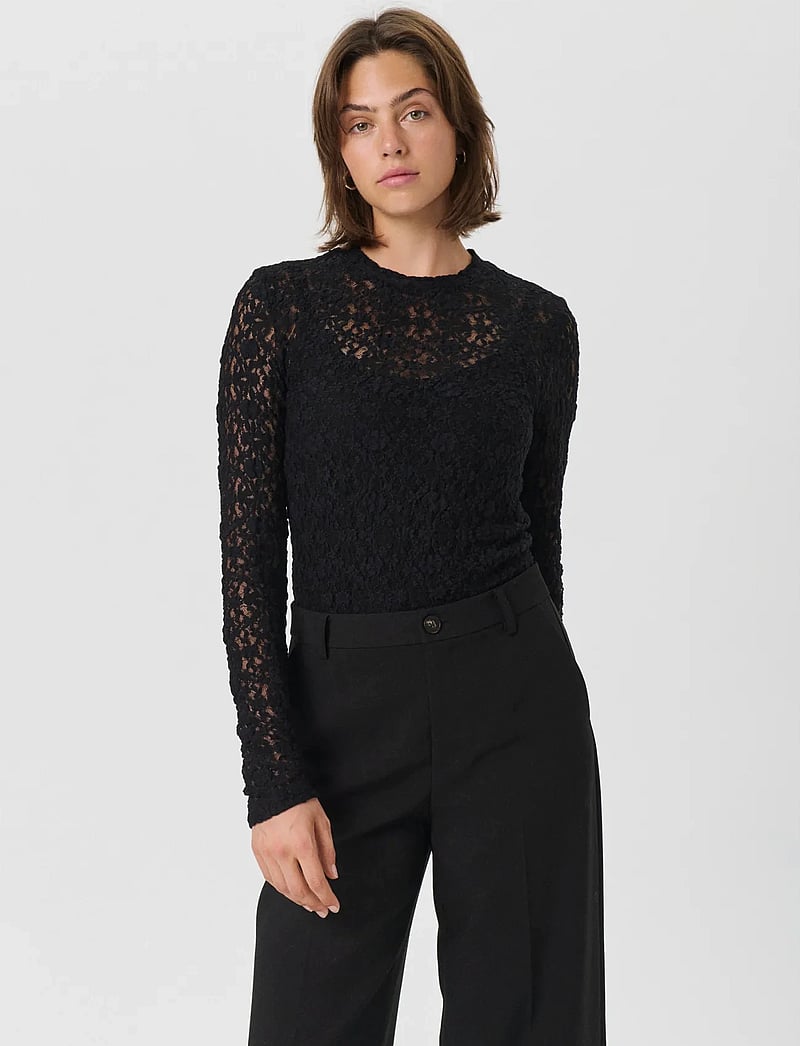 Part Two - VenetiaPW TS - langärmlige tops - black - 0