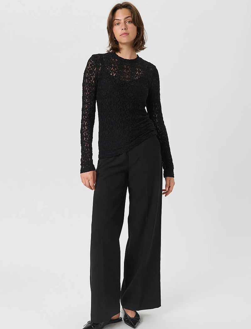 Part Two - VenetiaPW TS - langärmlige tops - black - 3