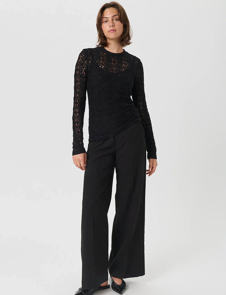 Part Two - VenetiaPW TS - pikkade varrukatega alussärgid - black - 3