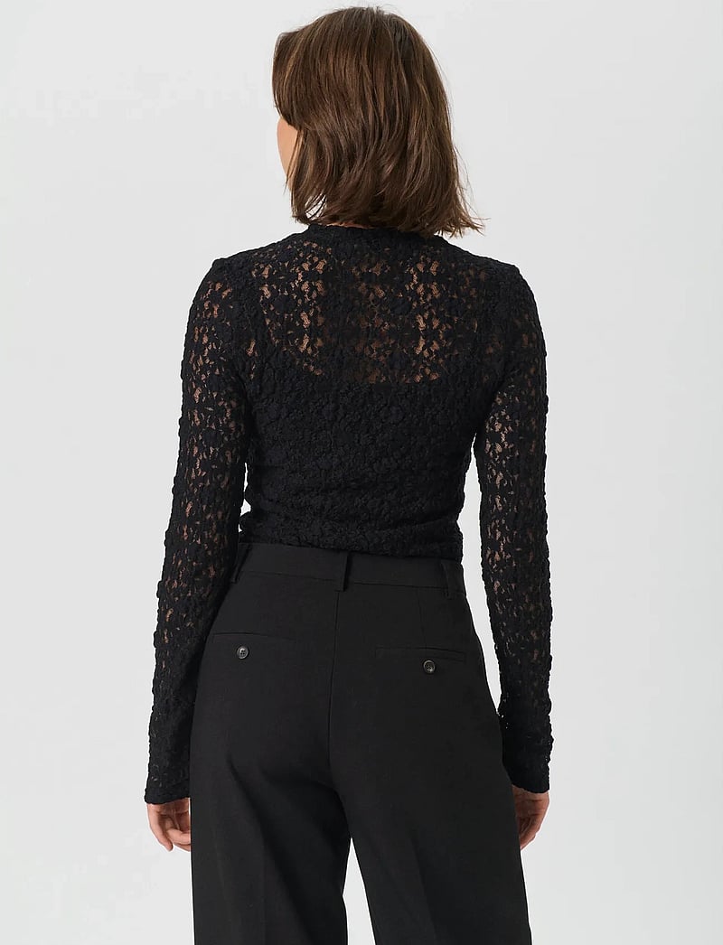 Part Two - VenetiaPW TS - langärmlige tops - black - 4