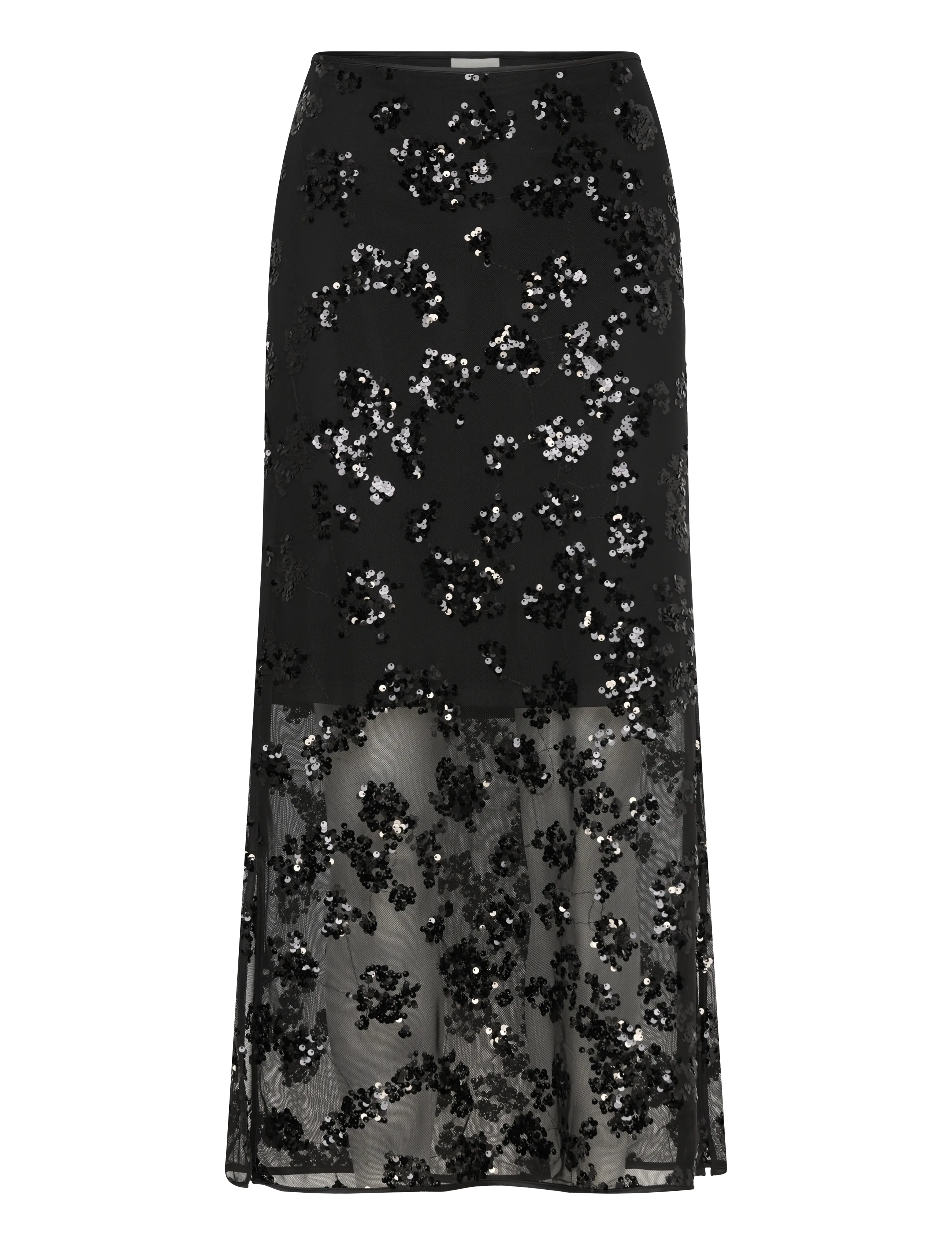 VivikaPW SK - BLACK SEQUINS ON MESH