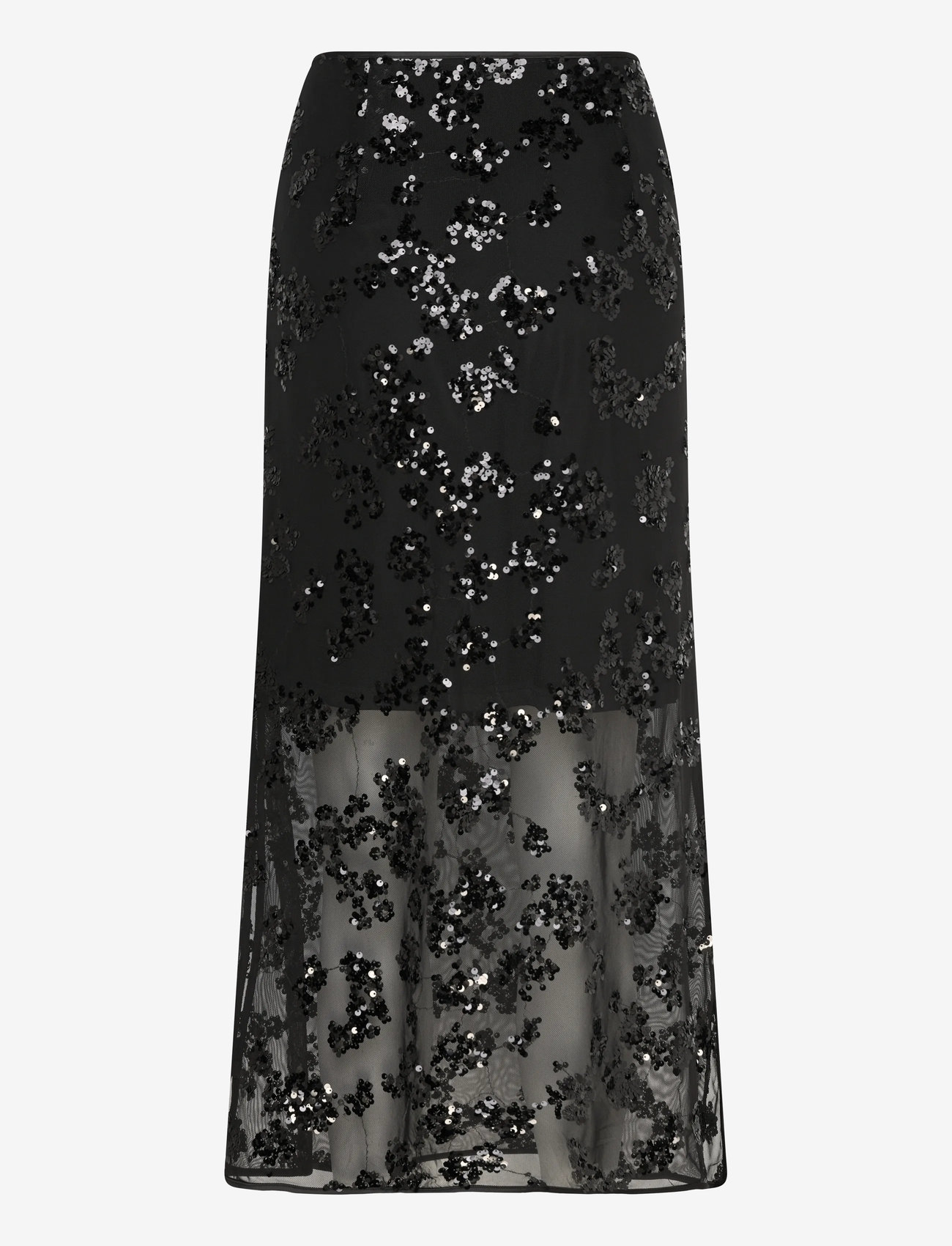 Part Two - VivikaPW SK - maxi nederdele - black sequins on mesh - 1