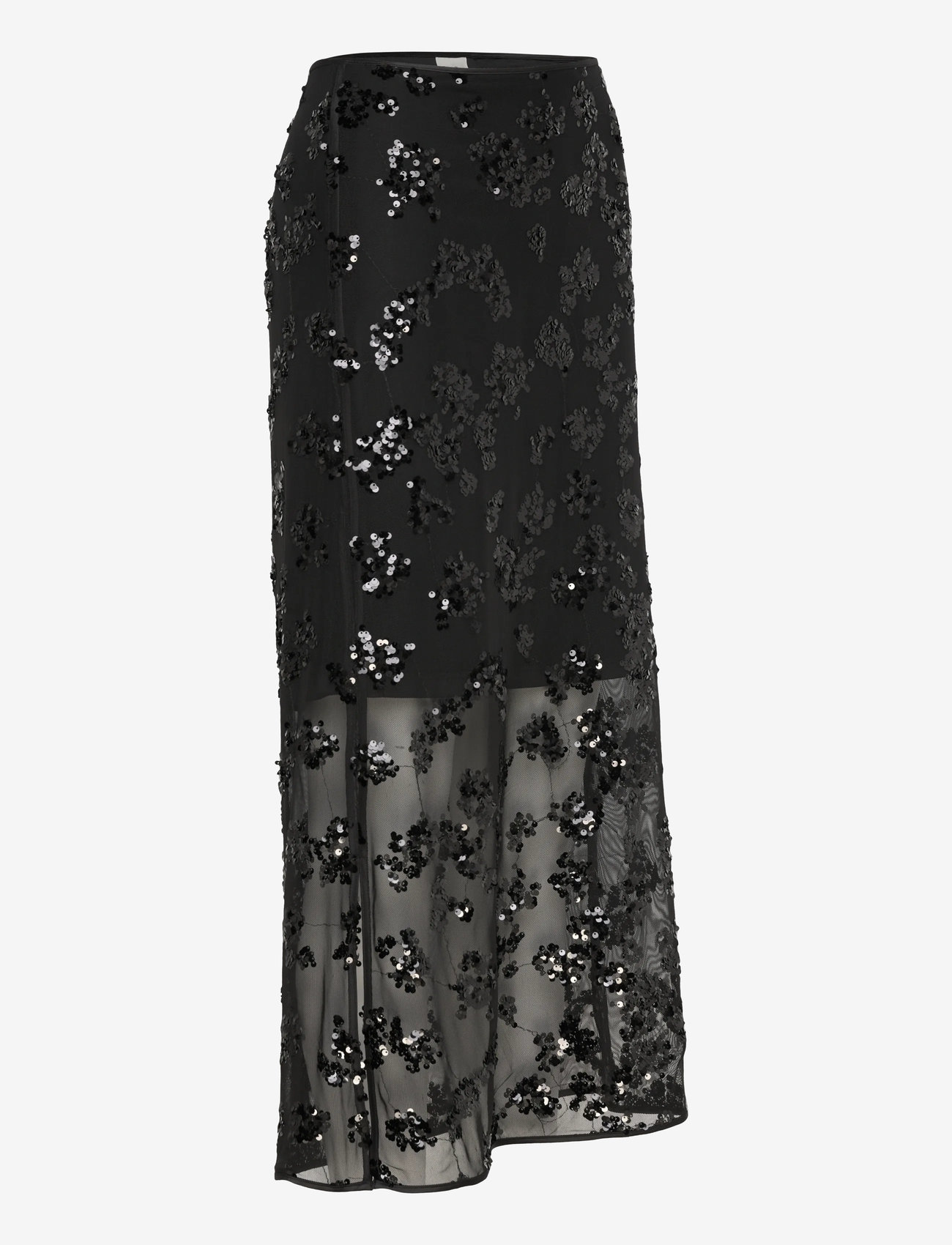 Part Two - VivikaPW SK - maxi nederdele - black sequins on mesh - 2
