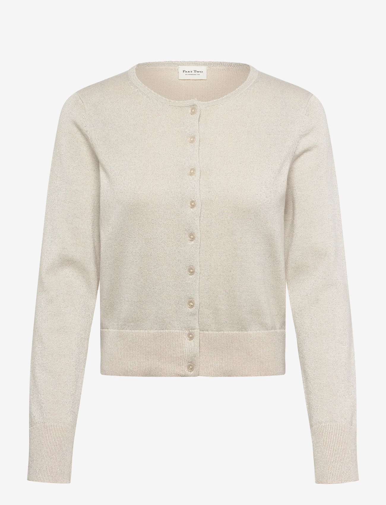 Part Two - VeintaPW CA - efterårstøj - whitecap gray with lurex - 0