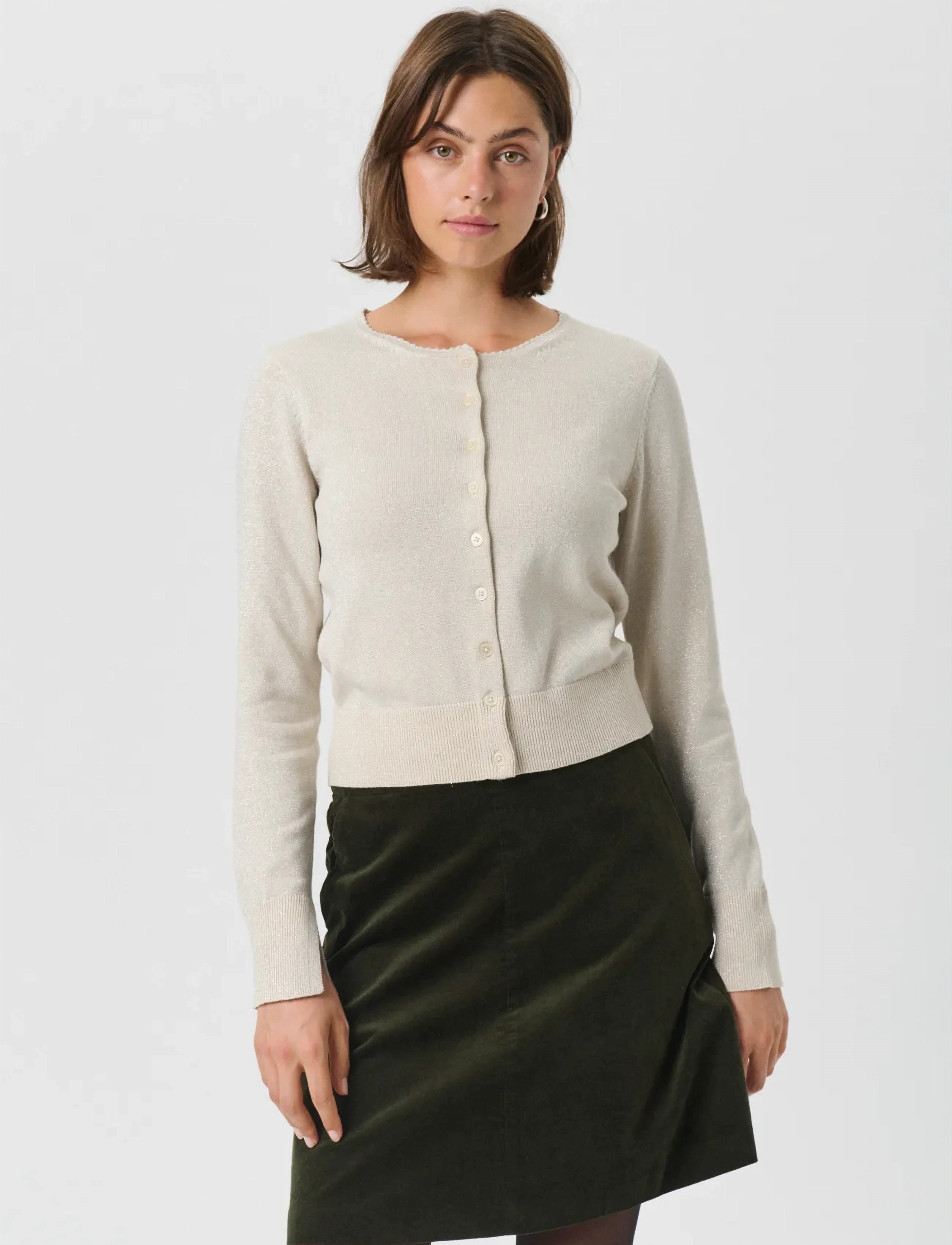 Part Two Veintapw Ca, L, Knitwear, Grau - Cardigans, Frauen
