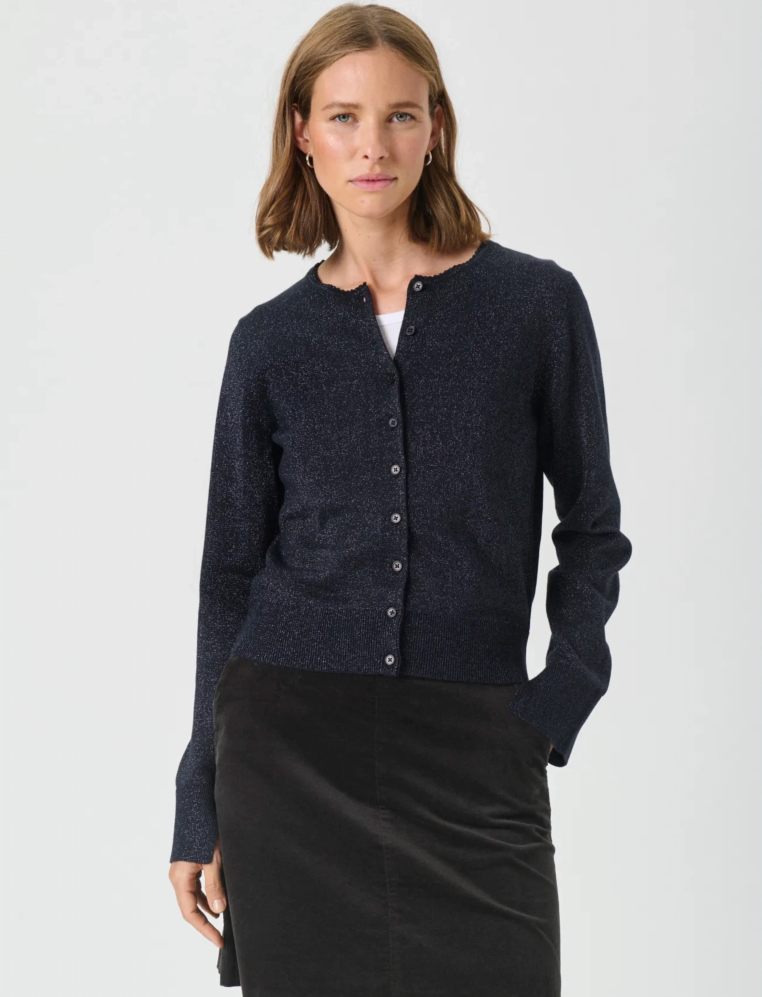 Part Two Veintapw Ca, L, Knitwear, Marineblau - Cardigans, Frauen