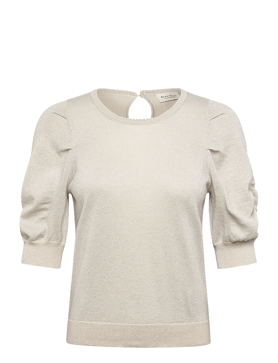 Part Two - VaraiaPW PU - striktrøjer - whitecap gray with lurex - 1