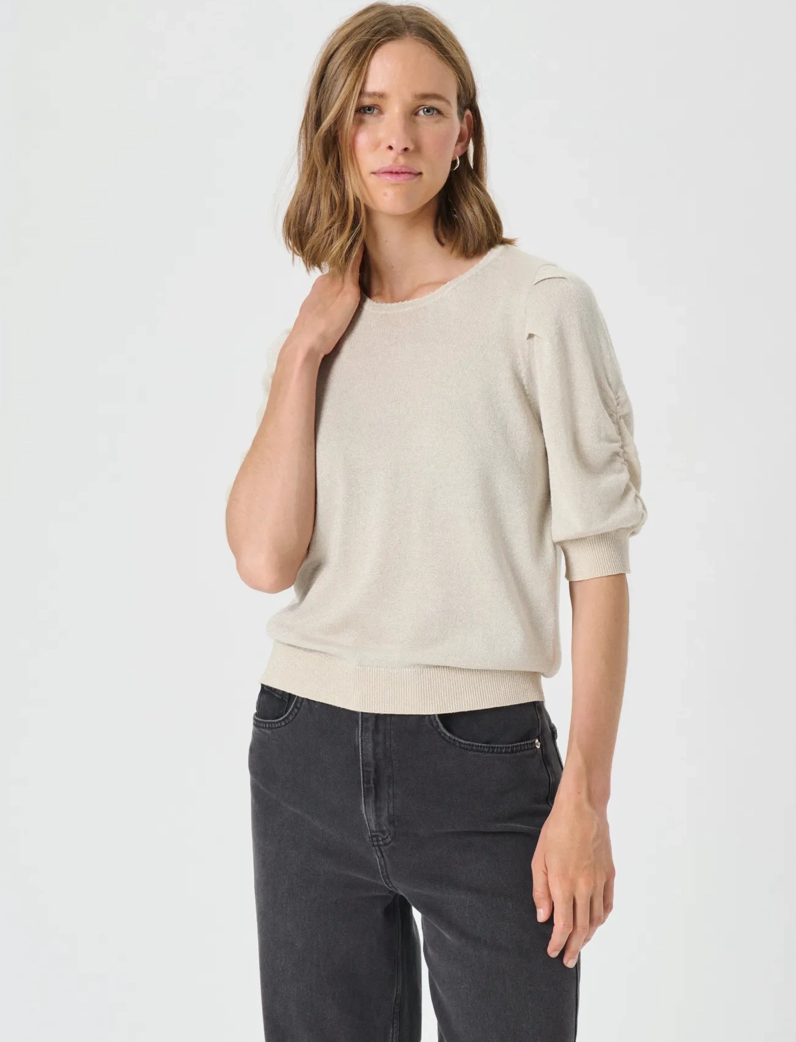 Part Two Varaiapw Pu, XS, Knitwear, Grau - Jumpers, Frauen