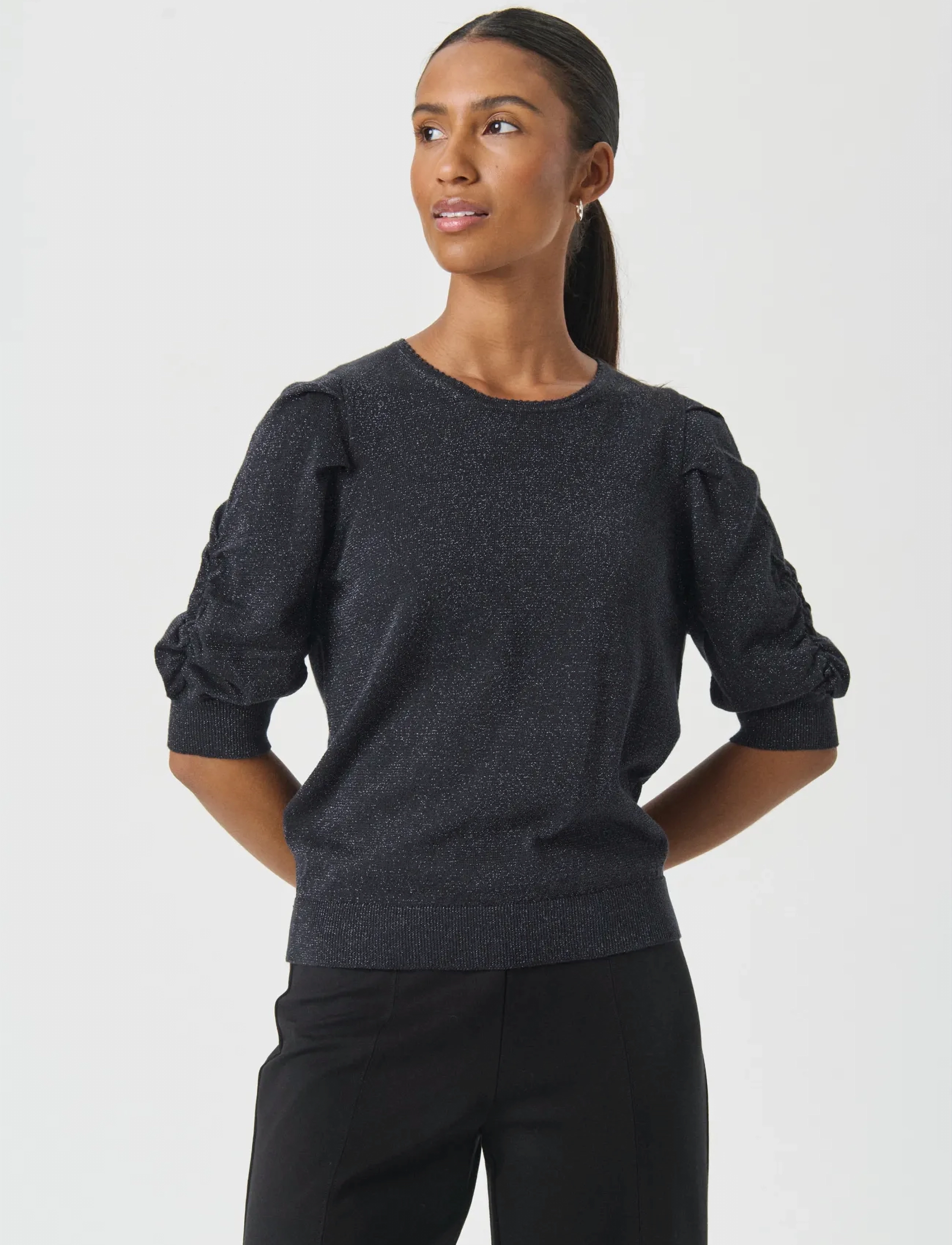 Part Two Varaiapw Pu, XS, Knitwear, Schwarz - Jumpers, Frauen