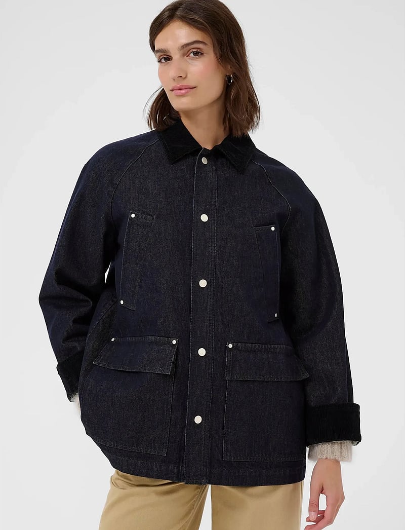 Part Two - YdunPW OTW - vårjackor - rinse blue denim - 0