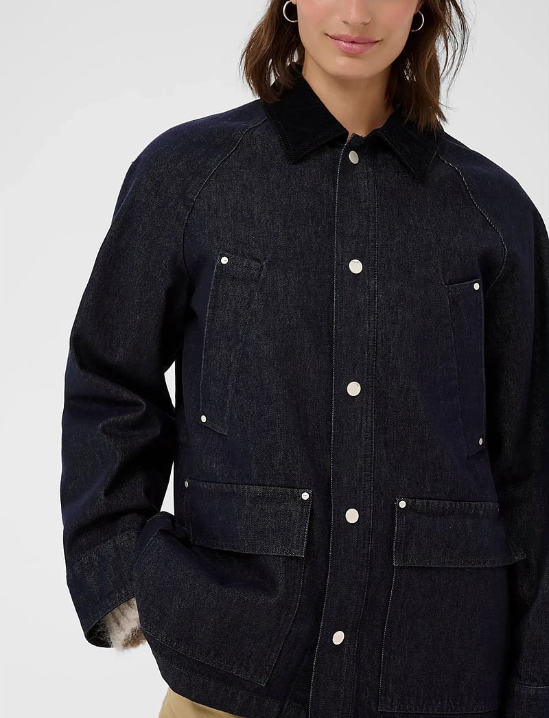 Part Two - YdunPW OTW - vårjackor - rinse blue denim - 5