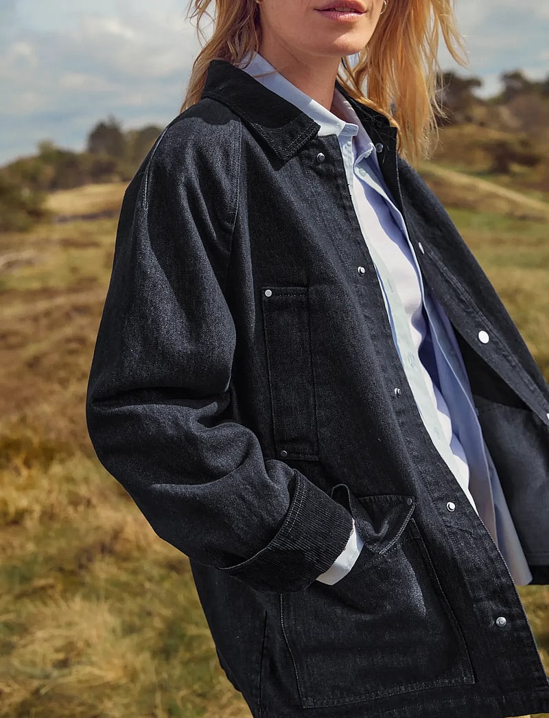 Part Two - YdunPW OTW - vårjackor - rinse blue denim - 4