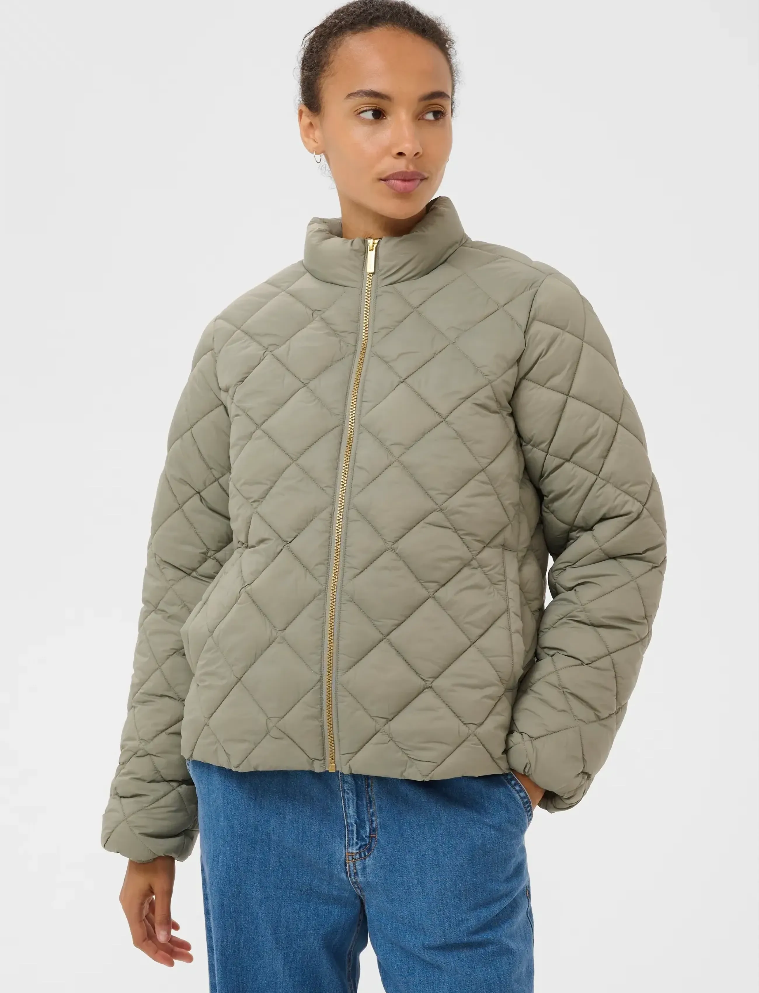 Part Two Oliapw Otw, 32, Khaki green, Jakker > Vatteret Jakke, Dame