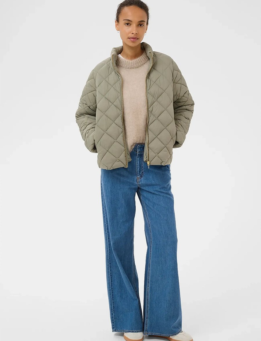 Part Two - OliaPW Outerwear - vinterjakker - vetiver - 3