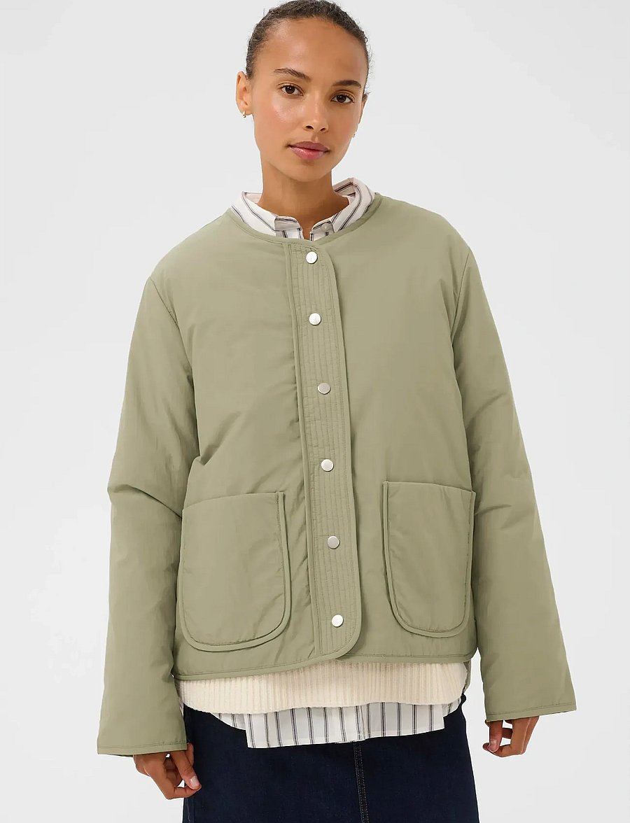 Part Two - YaminaPW OTW - quilted jackets - vetiver - 0