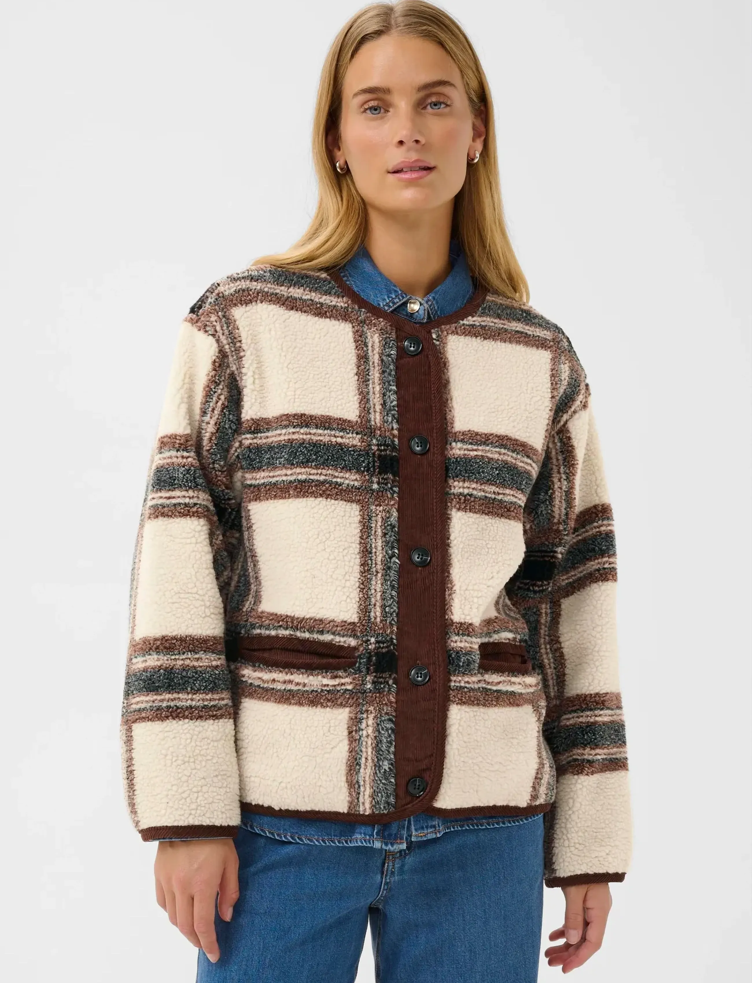 Part Two YsabellPW OTW - Kläder - BROWN CHECK / brown