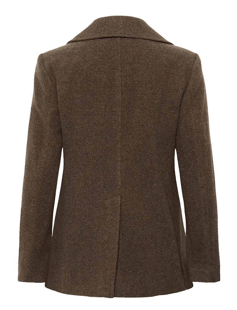 Part Two - LekiasPW OTW - vinterjackor - dark walnut melange - 2