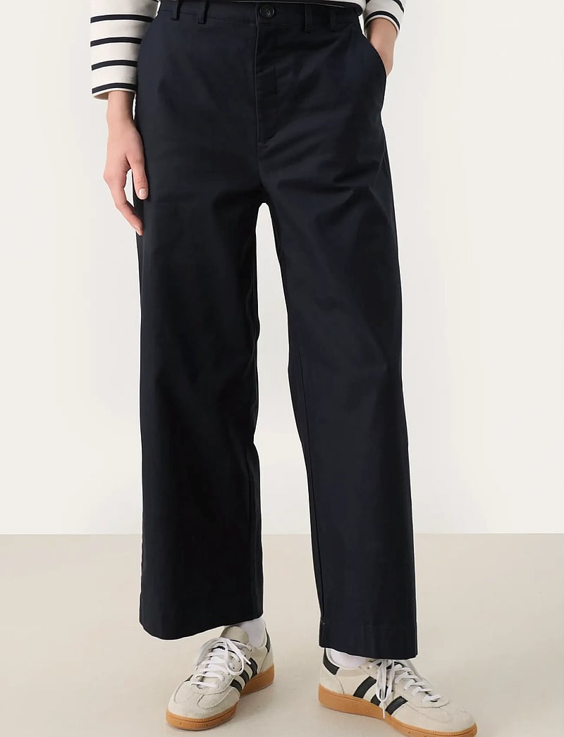 Part Two - TinleyPW PA - hosen mit weitem bein - dark navy - 0