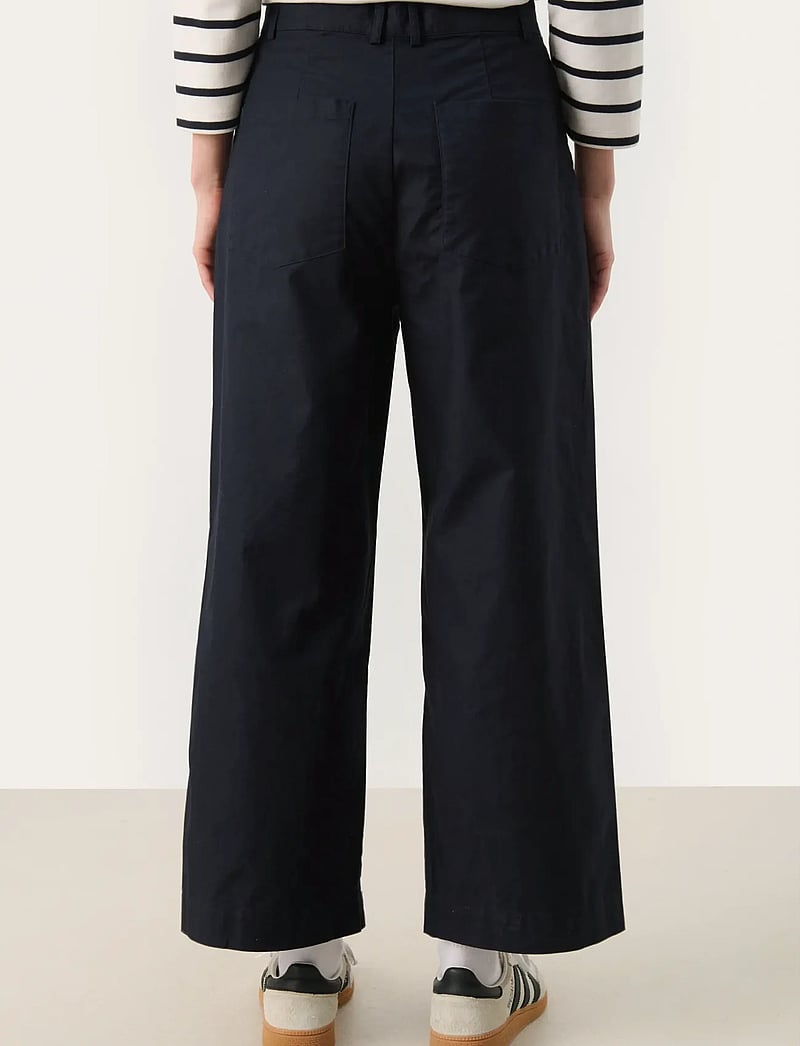 Part Two - TinleyPW PA - hosen mit weitem bein - dark navy - 4