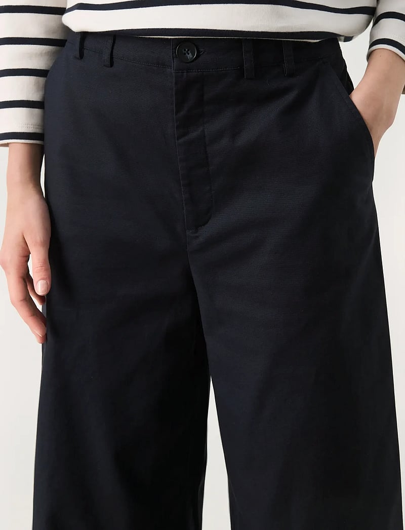 Part Two - TinleyPW PA - hosen mit weitem bein - dark navy - 5