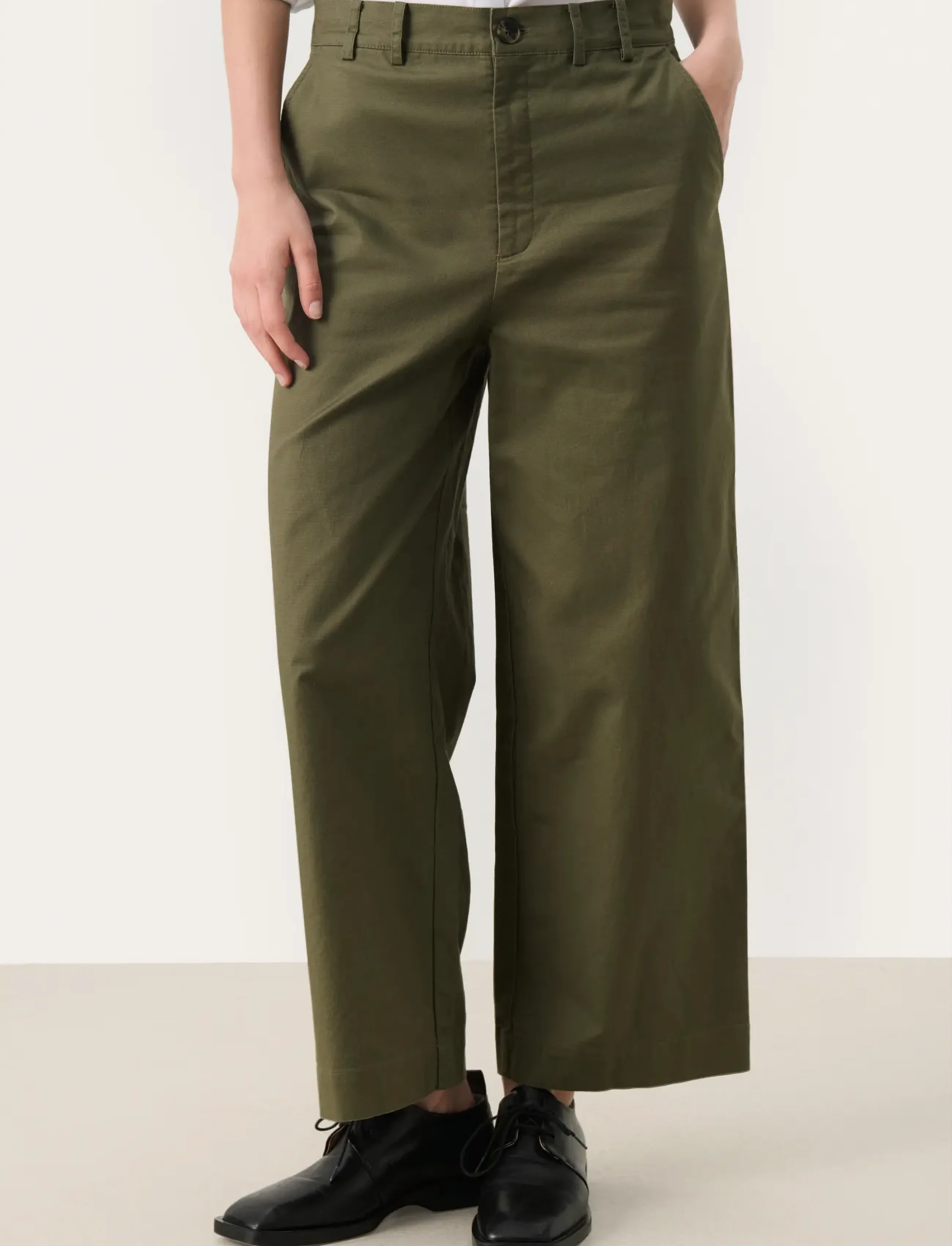 Part Two Tinleypw Pa, 40, Khaki green, Bukser > Brede Ben, Dame