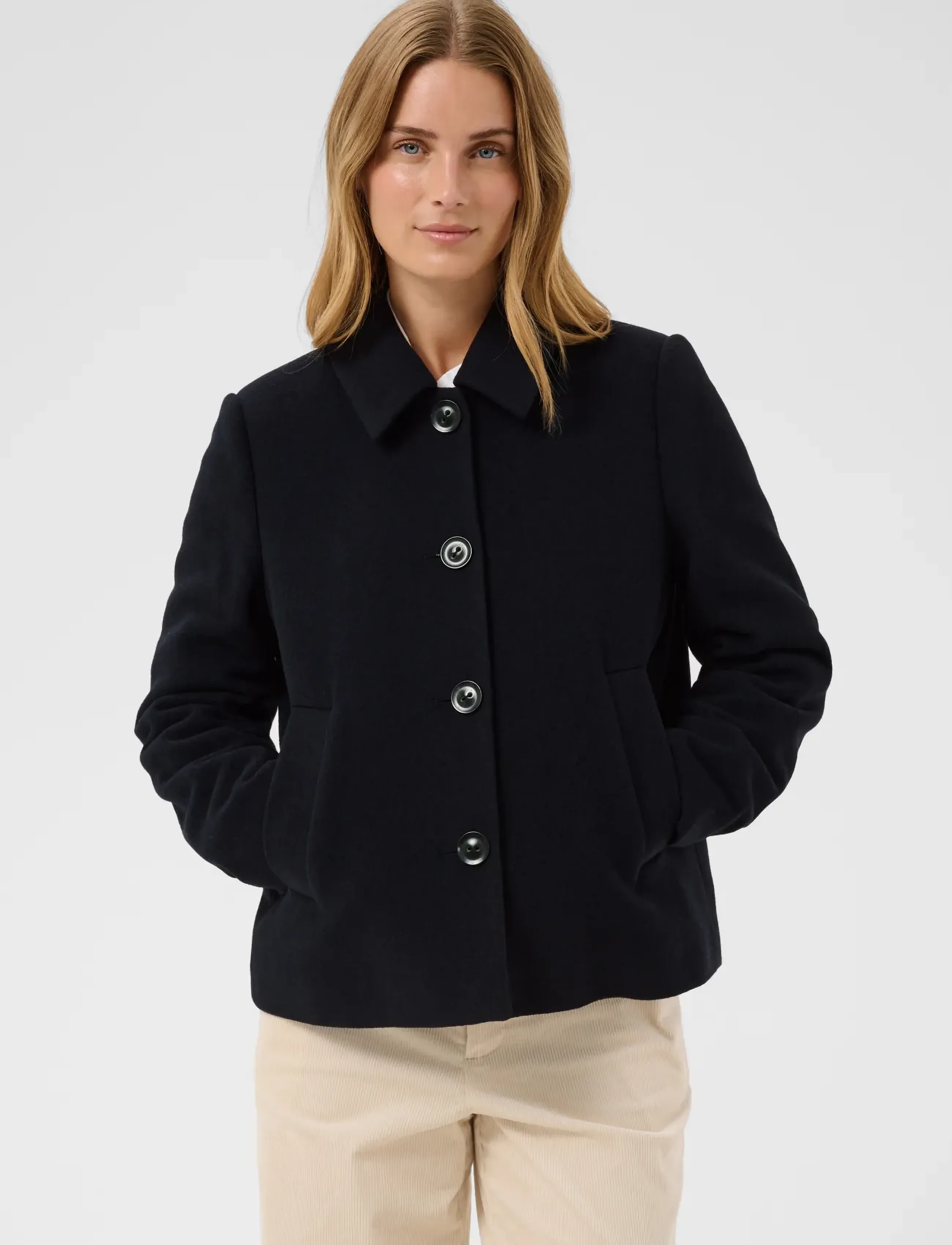 Part Two LamillaPW OTW - Uldjakker - DARK NAVY / navy