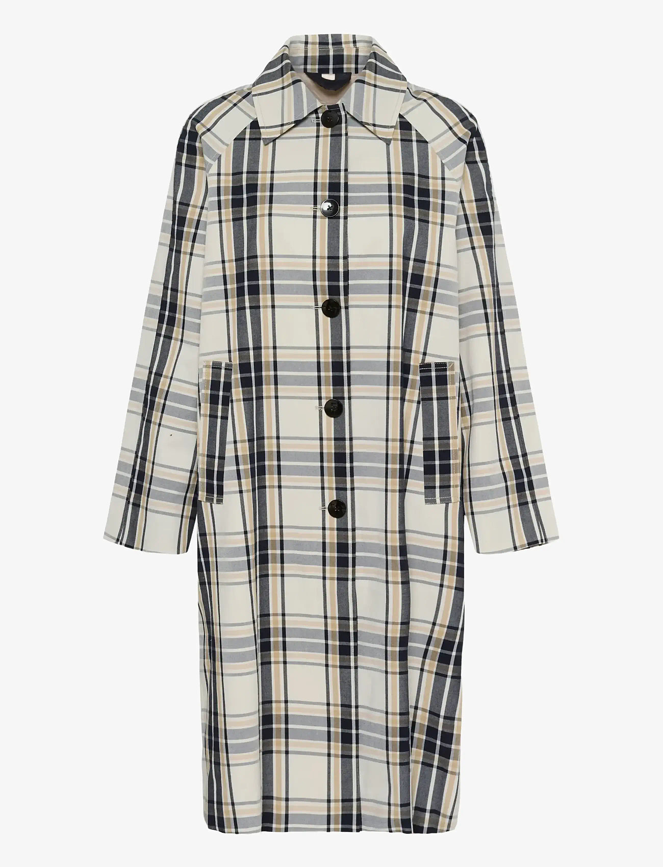 Part Two - YashaPW OTW - vihmamantlid - dark navy check - 1