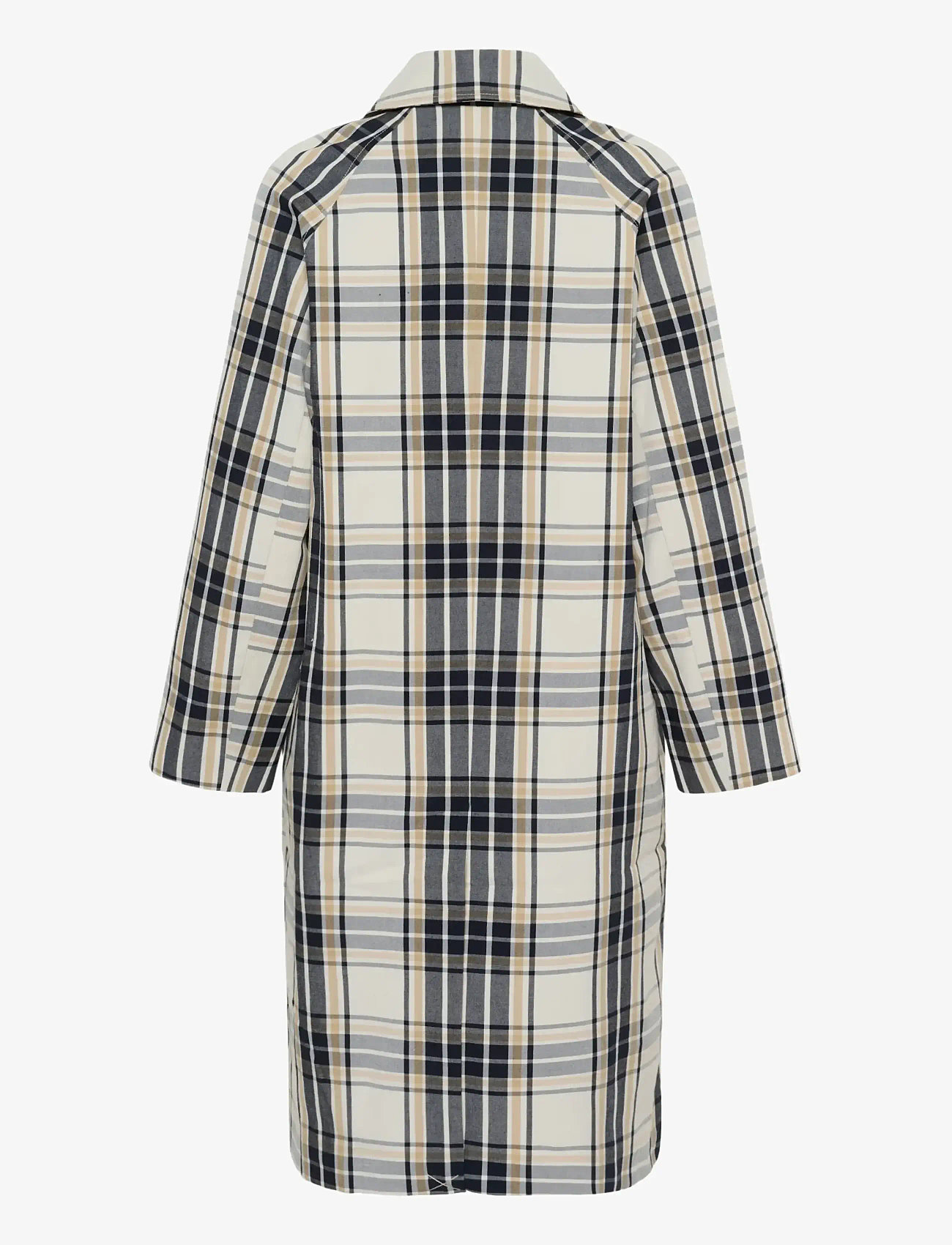 Part Two - YashaPW OTW - vihmamantlid - dark navy check - 2