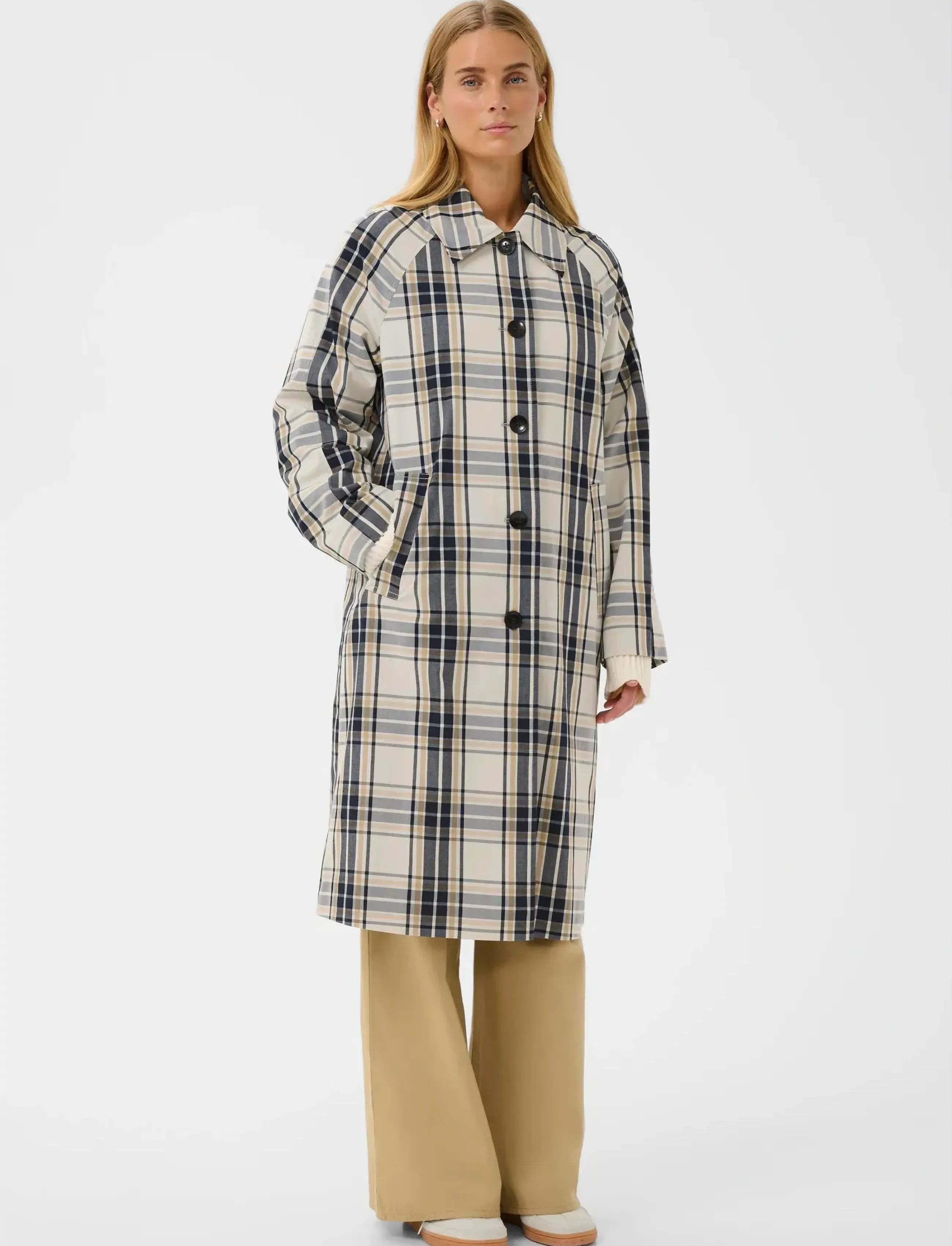 Part Two YashaPW OTW - Kläder - DARK NAVY CHECK / multi