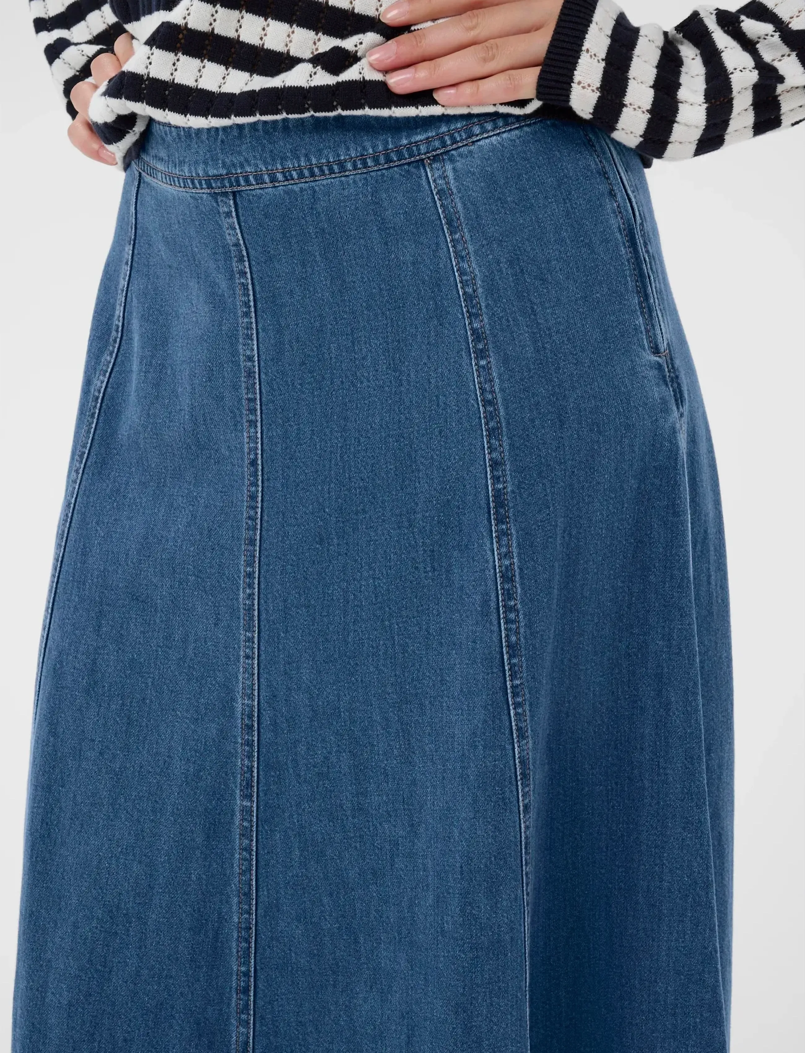 Part Two - PetrinaPW SK - jeansröcke - medium blue denim - 5