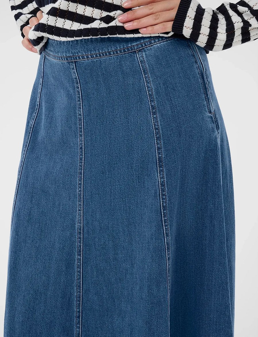 Part Two - PetrinaPW SK - denim skirts - medium blue denim - 5