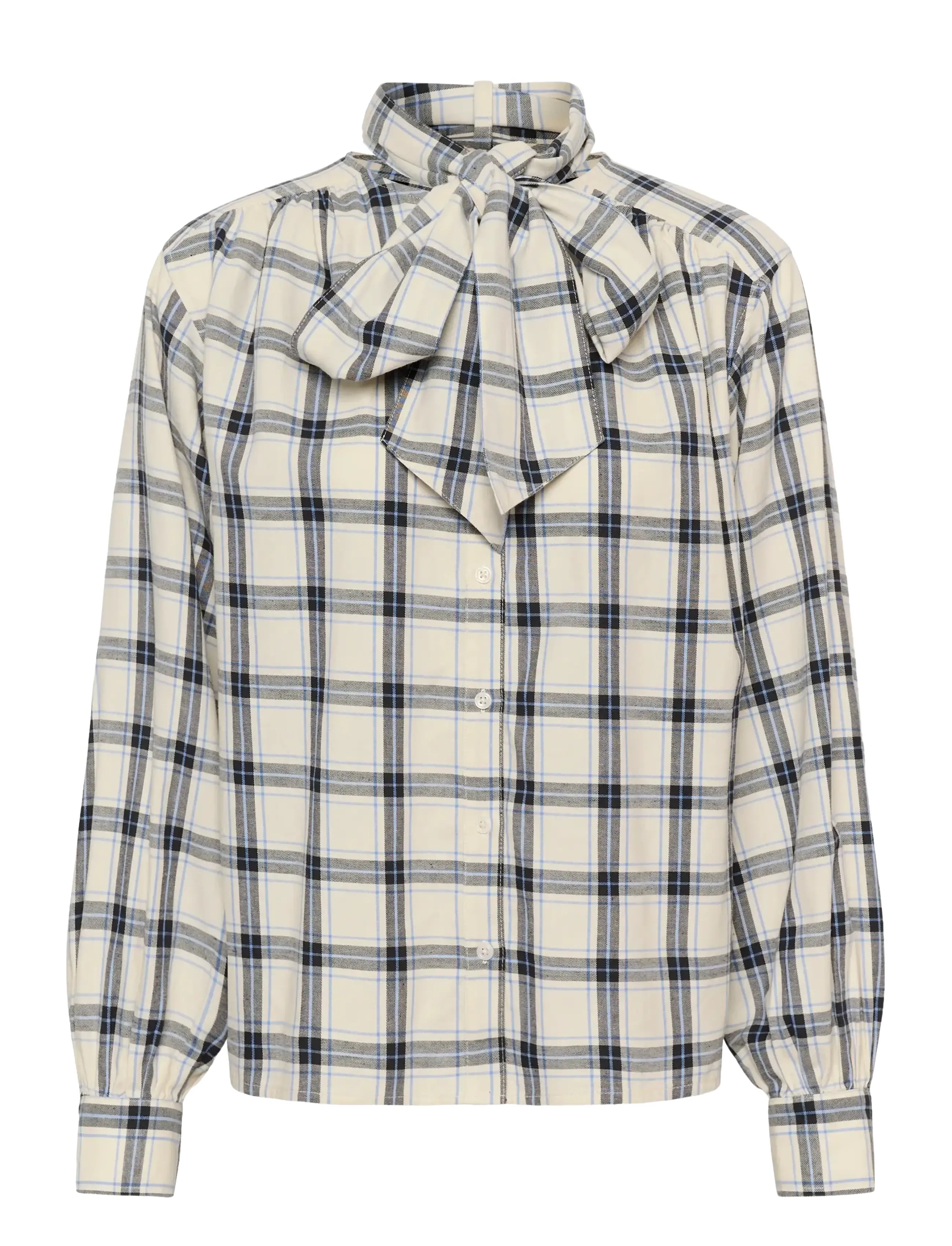 Part Two YaninasPW BL - Bluser - BIG DARK NAVY CHECK / multi