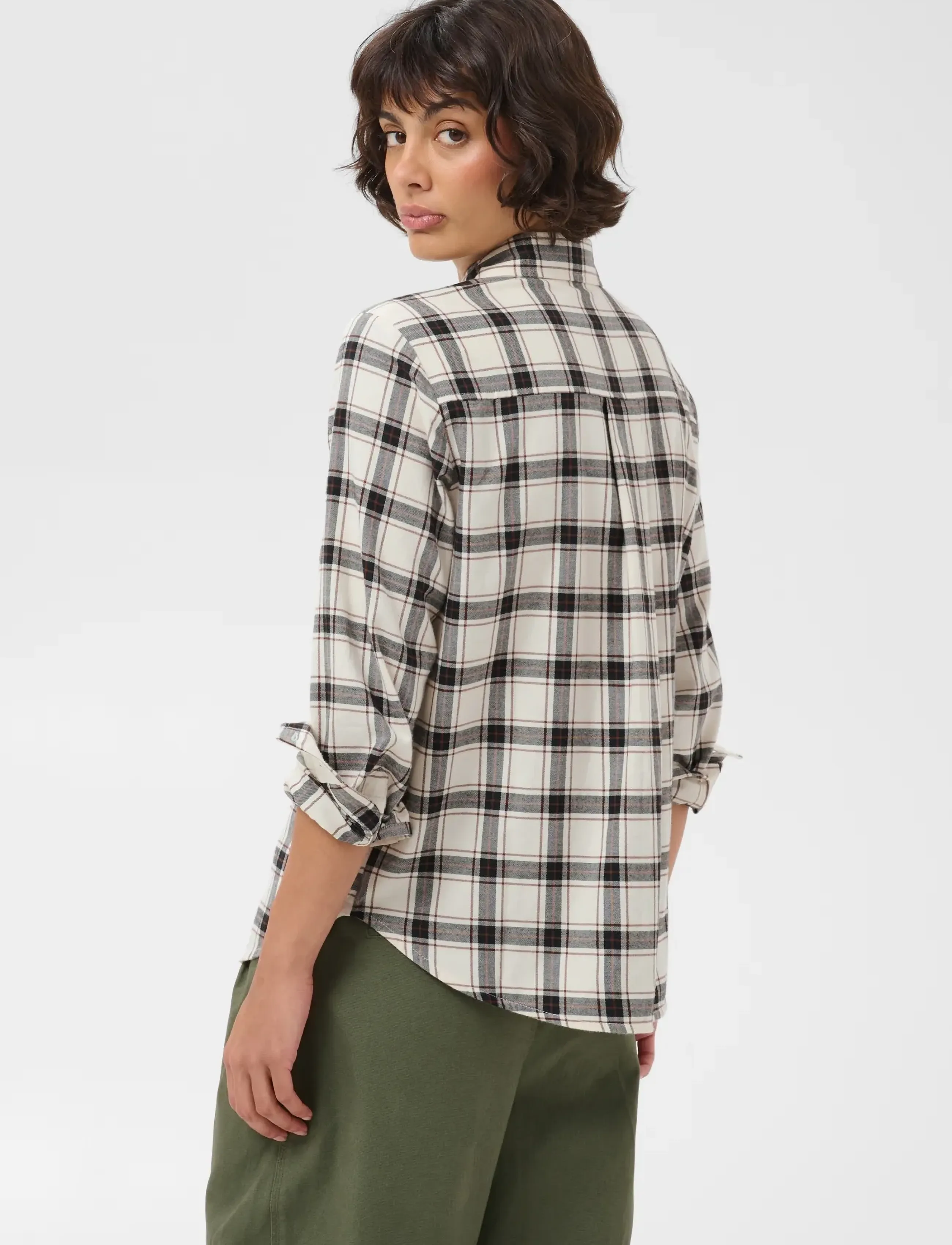 Part Two - YanaPW Shirt - langärmlige hemden - dark navy/mole check - 3