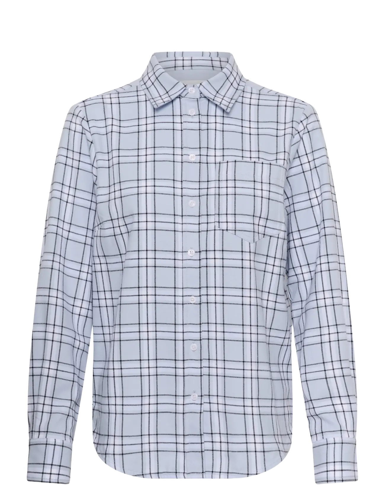 Part Two YanaPW Shirt - Inspiration - HEATHER CHECK / blue