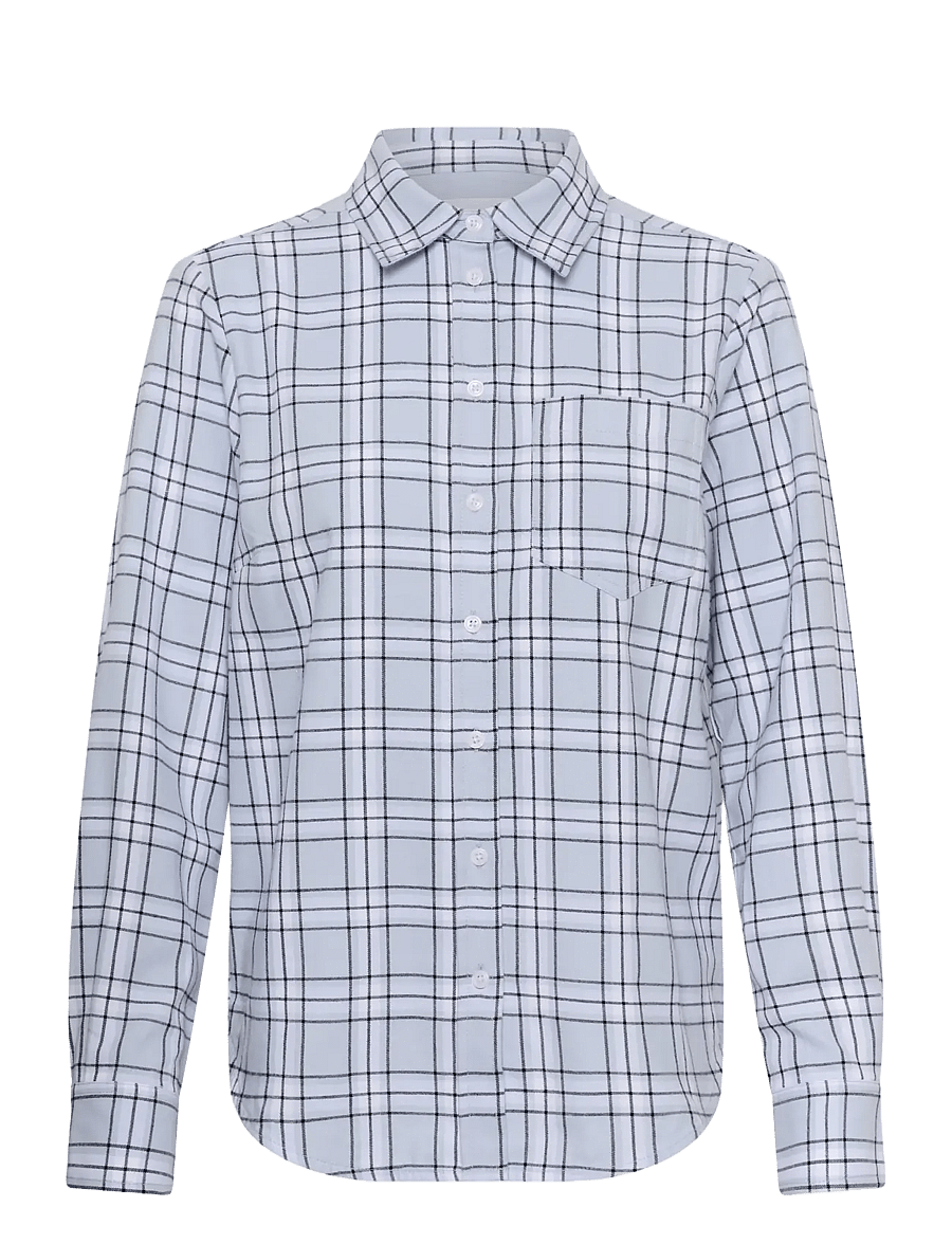 Part Two - YanaPW Shirt - long-sleeved shirts - heather check - 1