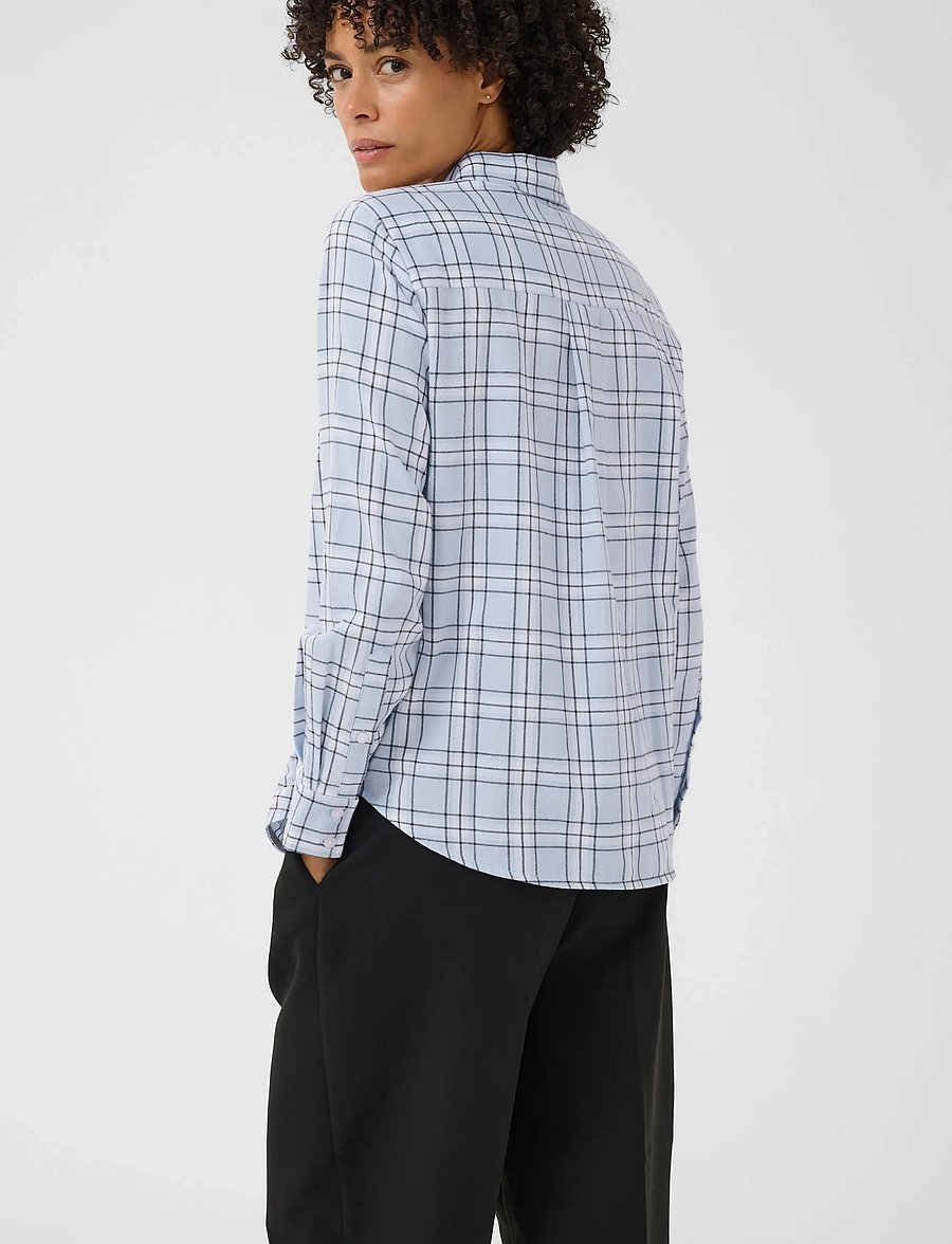 Part Two - YanaPW Shirt - long-sleeved shirts - heather check - 3