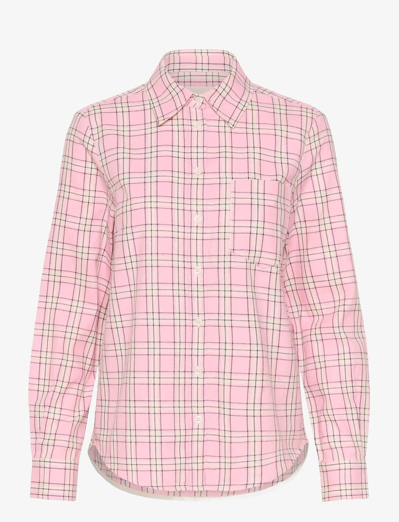 Part Two - YanaPW SH - langärmlige hemden - pink check - 1