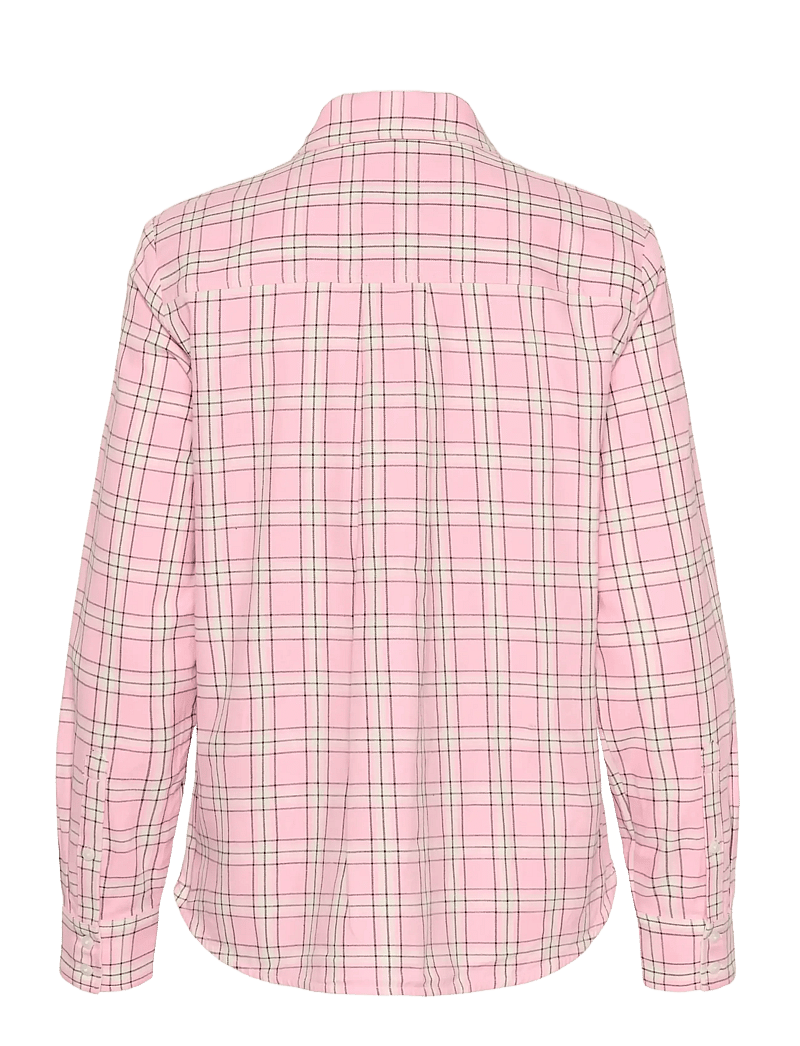 Part Two - YanaPW SH - langärmlige hemden - pink check - 2