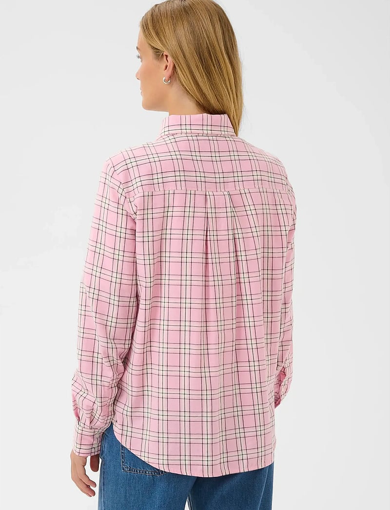 Part Two - YanaPW SH - langärmlige hemden - pink check - 4