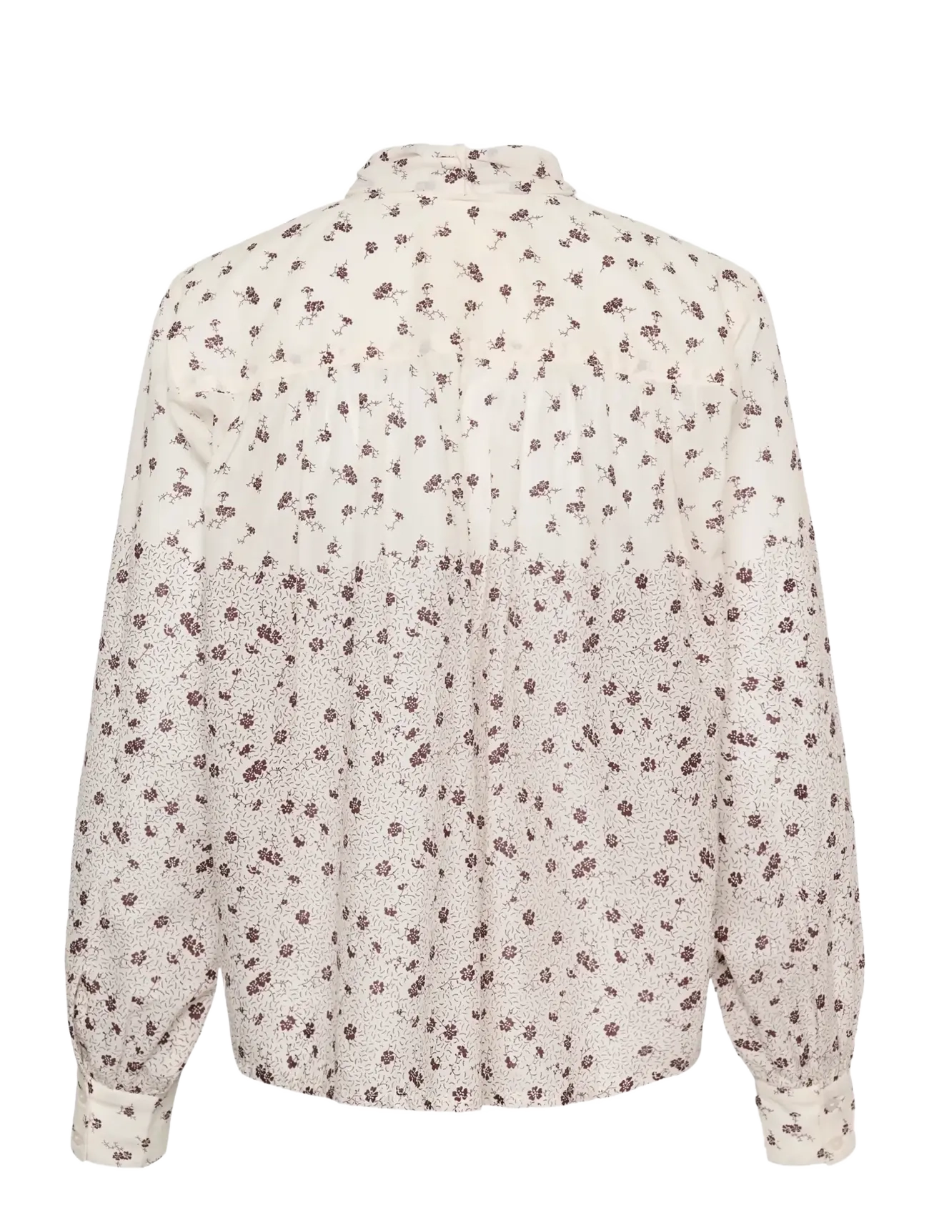 Part Two - YaninaPW BL - langærmede bluser - whispering white fragile print - 2