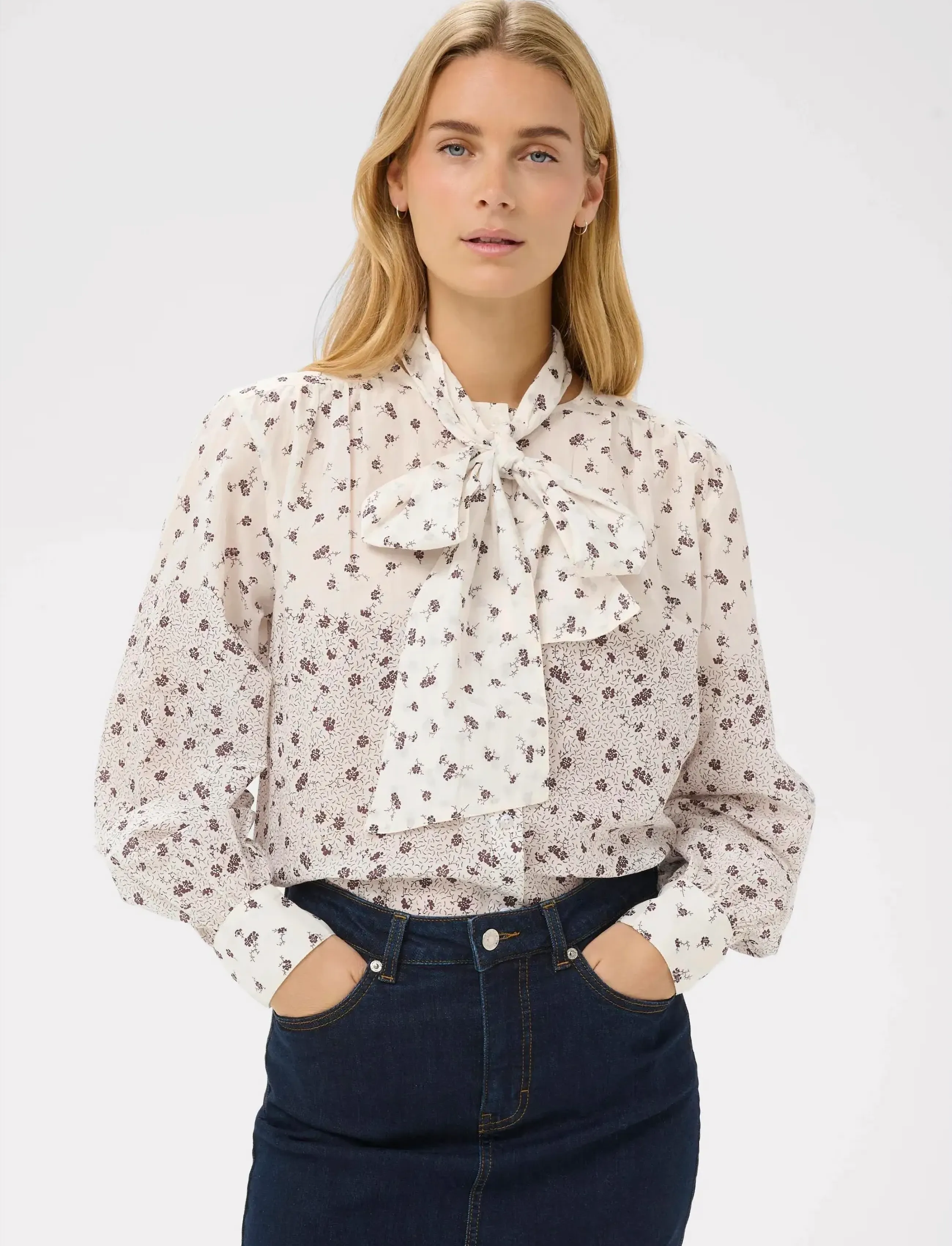 Part Two YaninaPW BL - Part Two - WHISPERING WHITE FRAGILE PRINT / cream