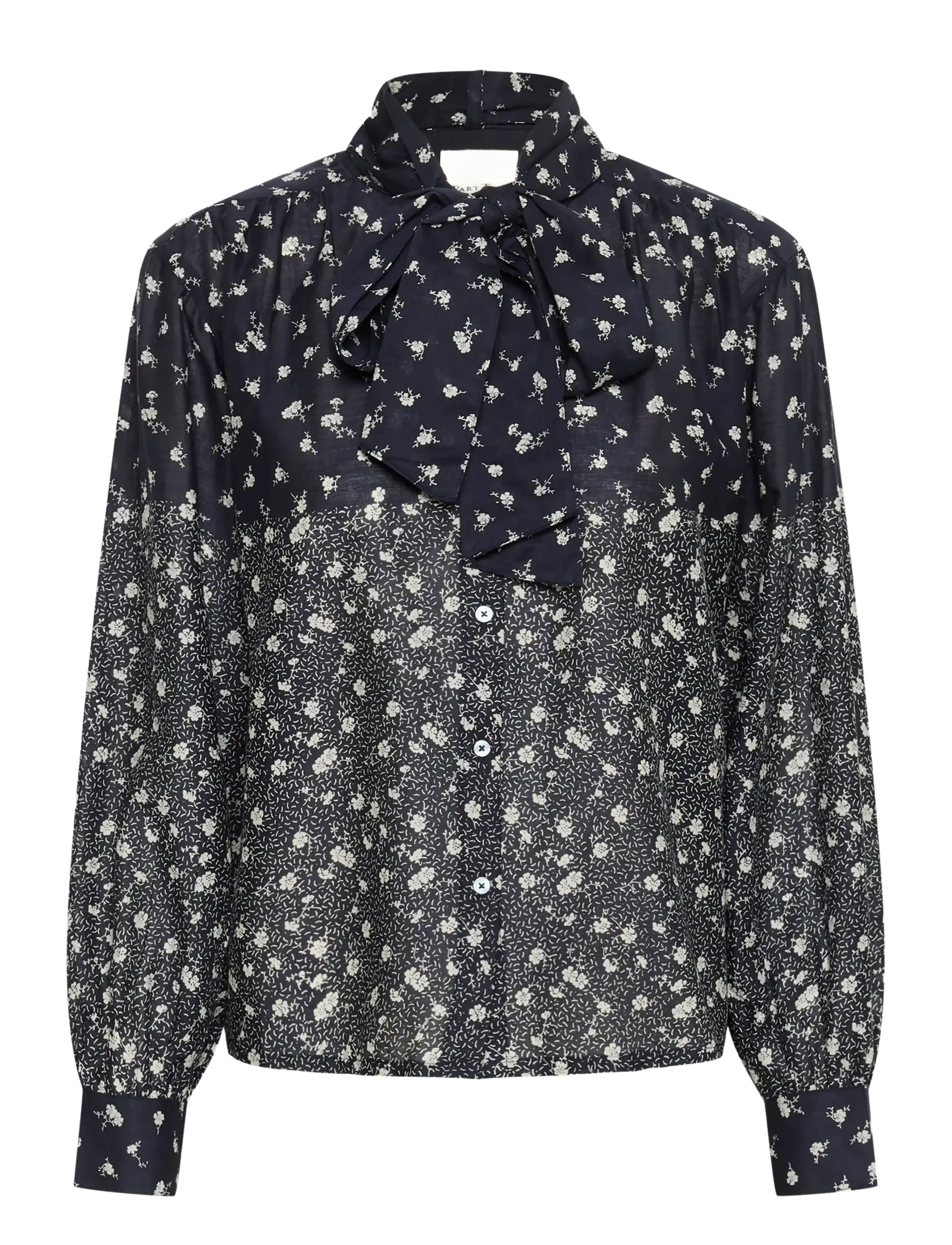 Part Two YaninaPW BL - Bluser - DARK NAVY FRAGILE PRINT / navy