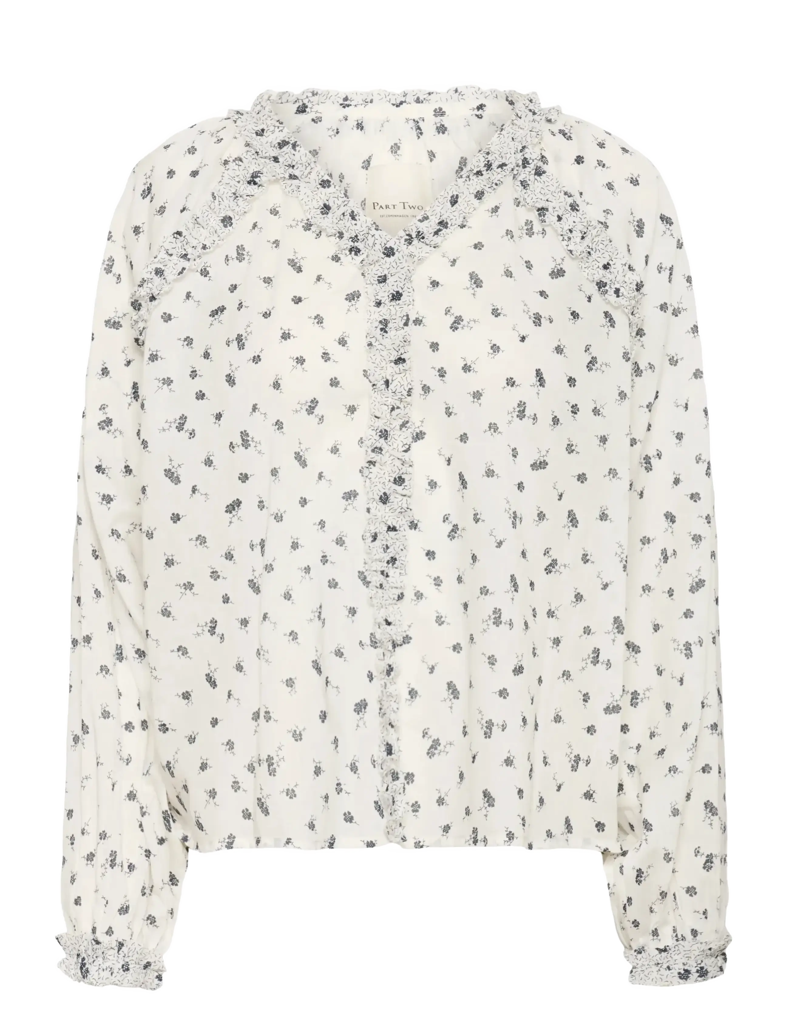 Part Two ZadiePW BL - Transitional Layering - WHISPERING WHITE FRAGILE PRINT / cream