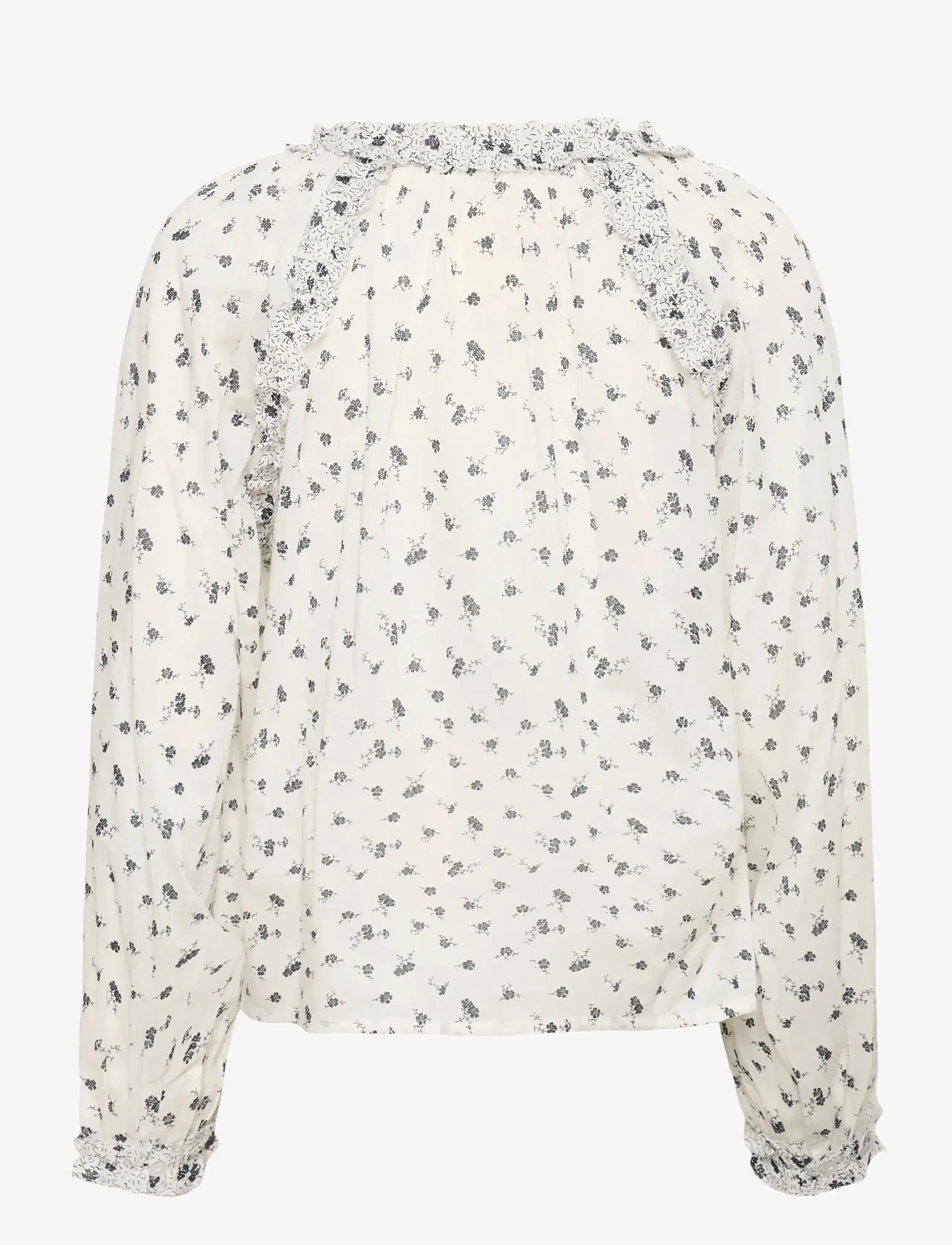 Part Two - ZadiePW BL - langærmede bluser - whispering white fragile print - 2