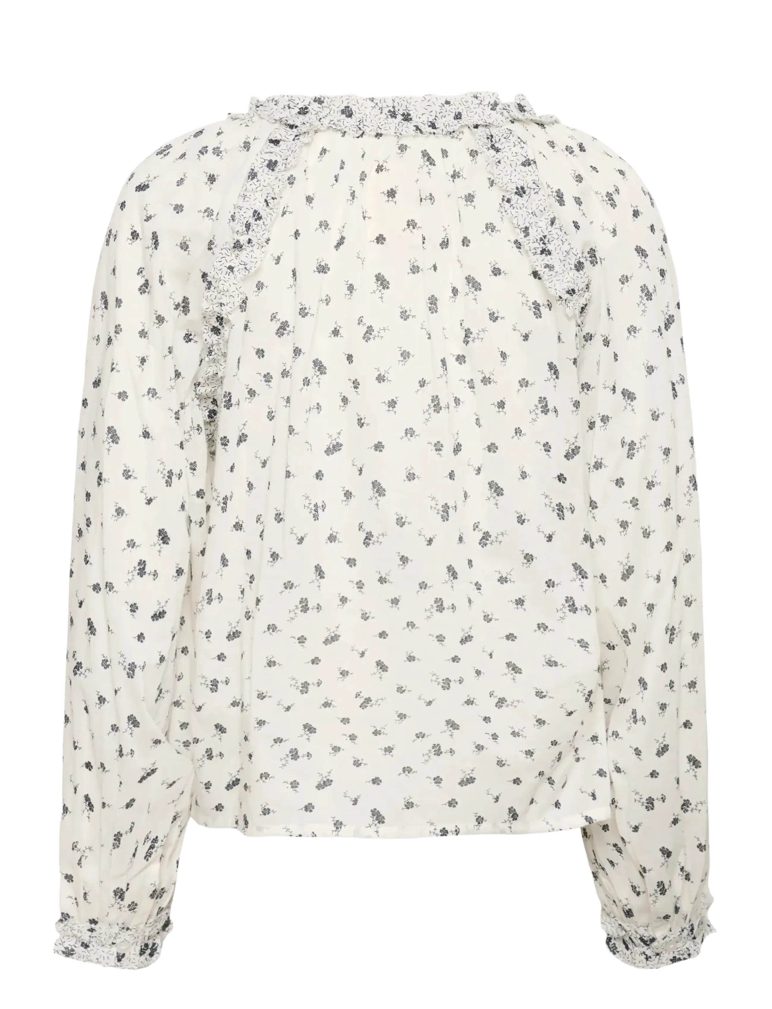 Part Two - ZadiePW BL - langærmede bluser - whispering white fragile print - 2