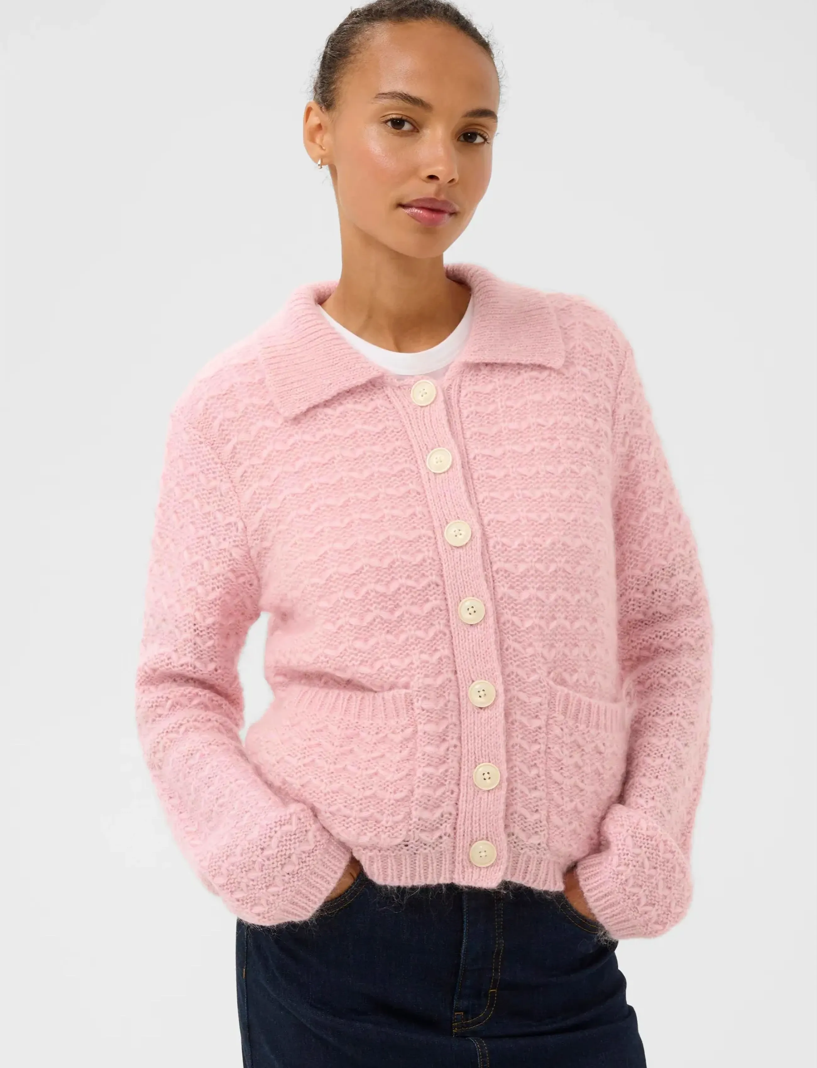 Part Two ZoraPW PU - Riided - ORCHID SMOKE MELANGE / pink/rose