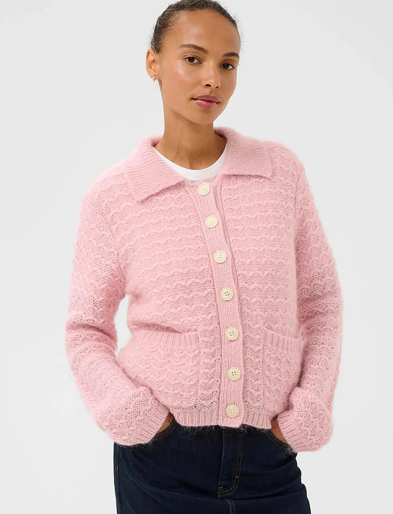 Part Two - ZoraPW PU - cardigans - orchid smoke melange - 0