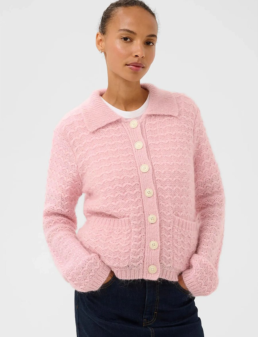 Part Two - ZoraPW PU - cardigans - orchid smoke melange - 0