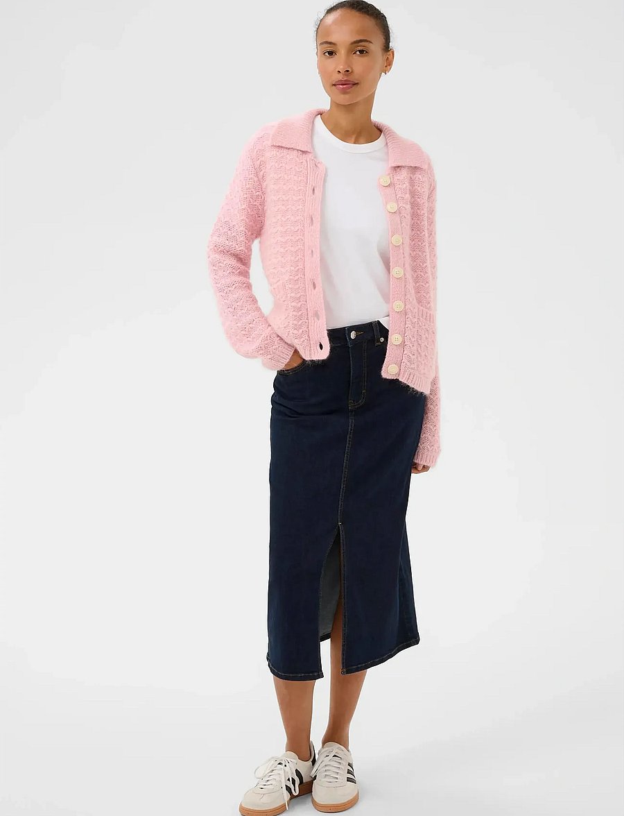 Part Two - ZoraPW PU - cardigans - orchid smoke melange - 3